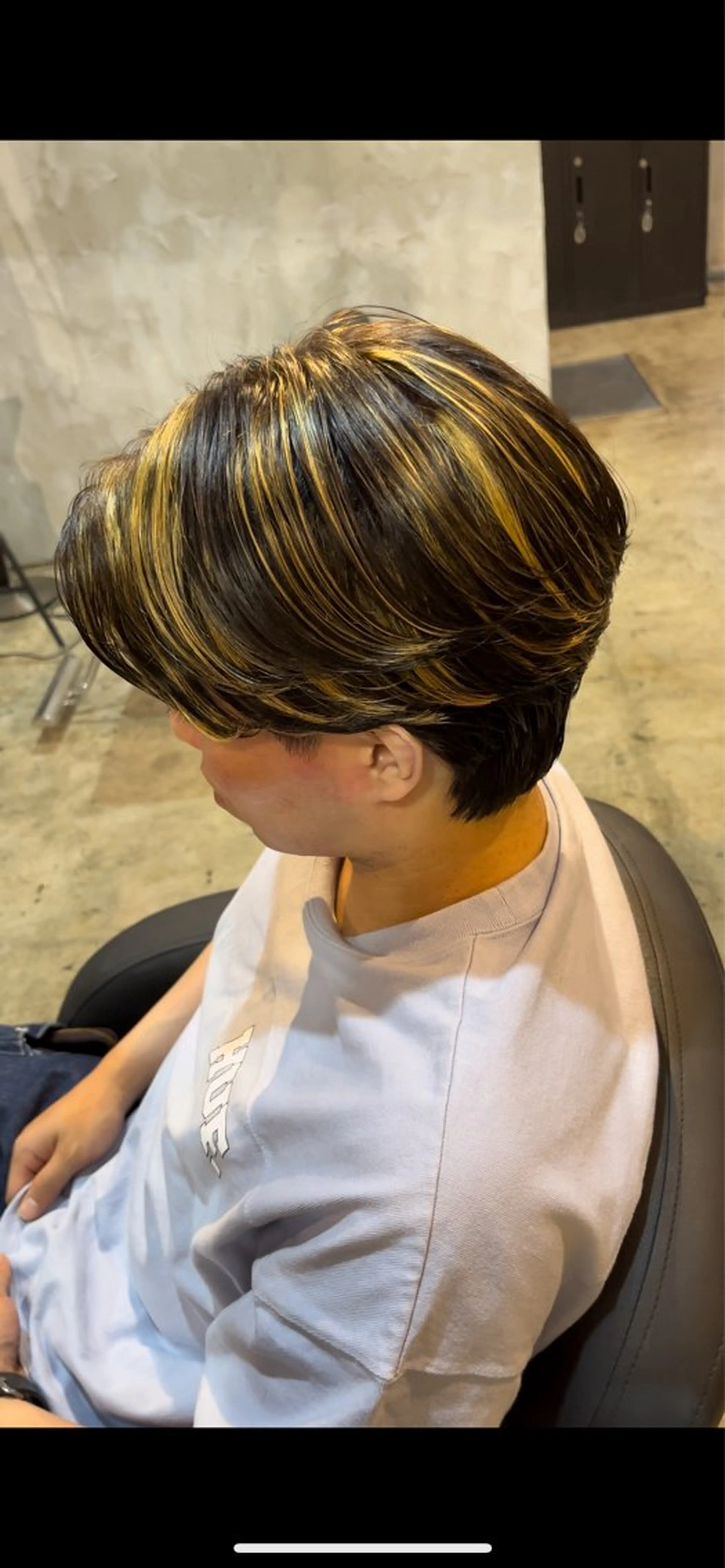 パーマ メンズ センターパート メンズパーマ ニュアンスパーマ 🌀rooomen 各務原/龍之介のヘアスタイル