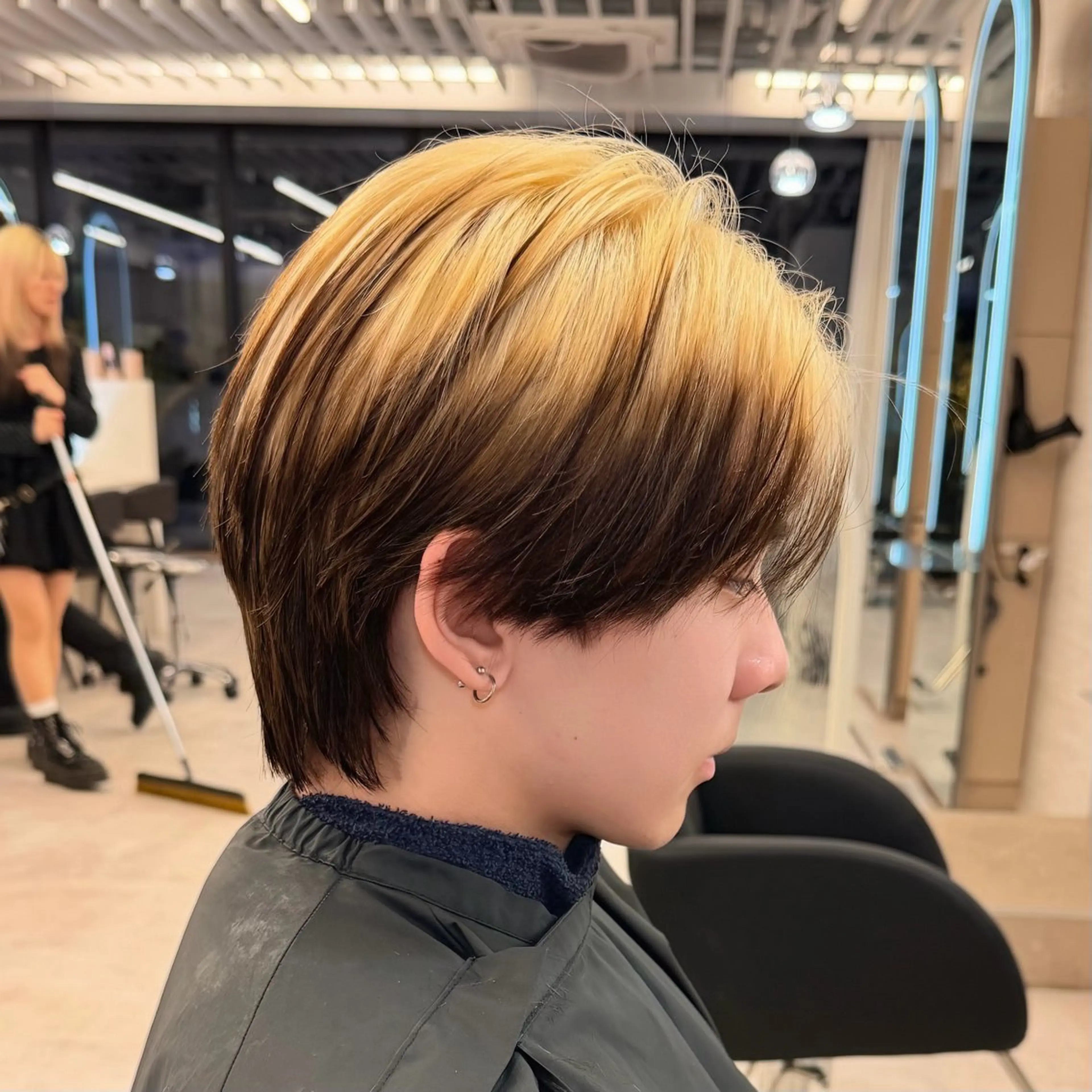 カラー メンズ デザインカラー カット ヘアカラー 韓国メンズヘア☆ 韓国ヘアYUTOのヘアスタイル