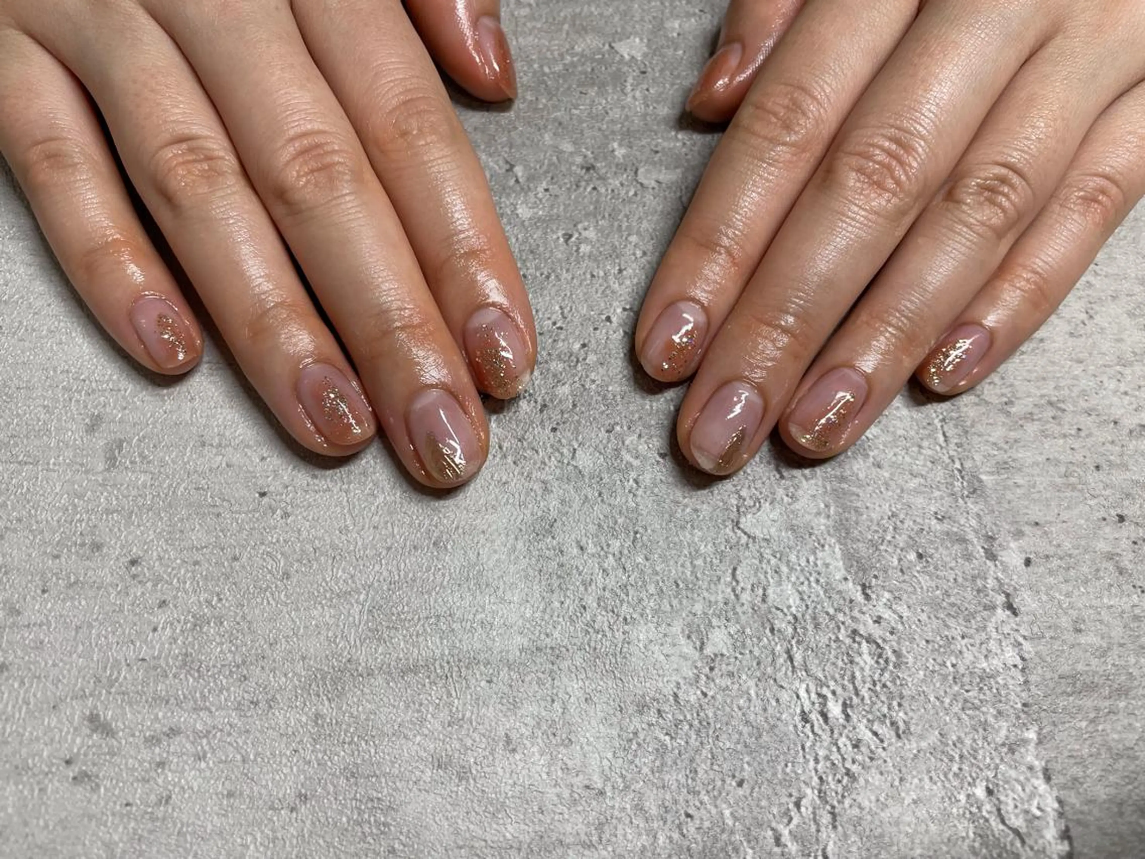 ネイル オレンジ mogunail &blowのネイルデザイン