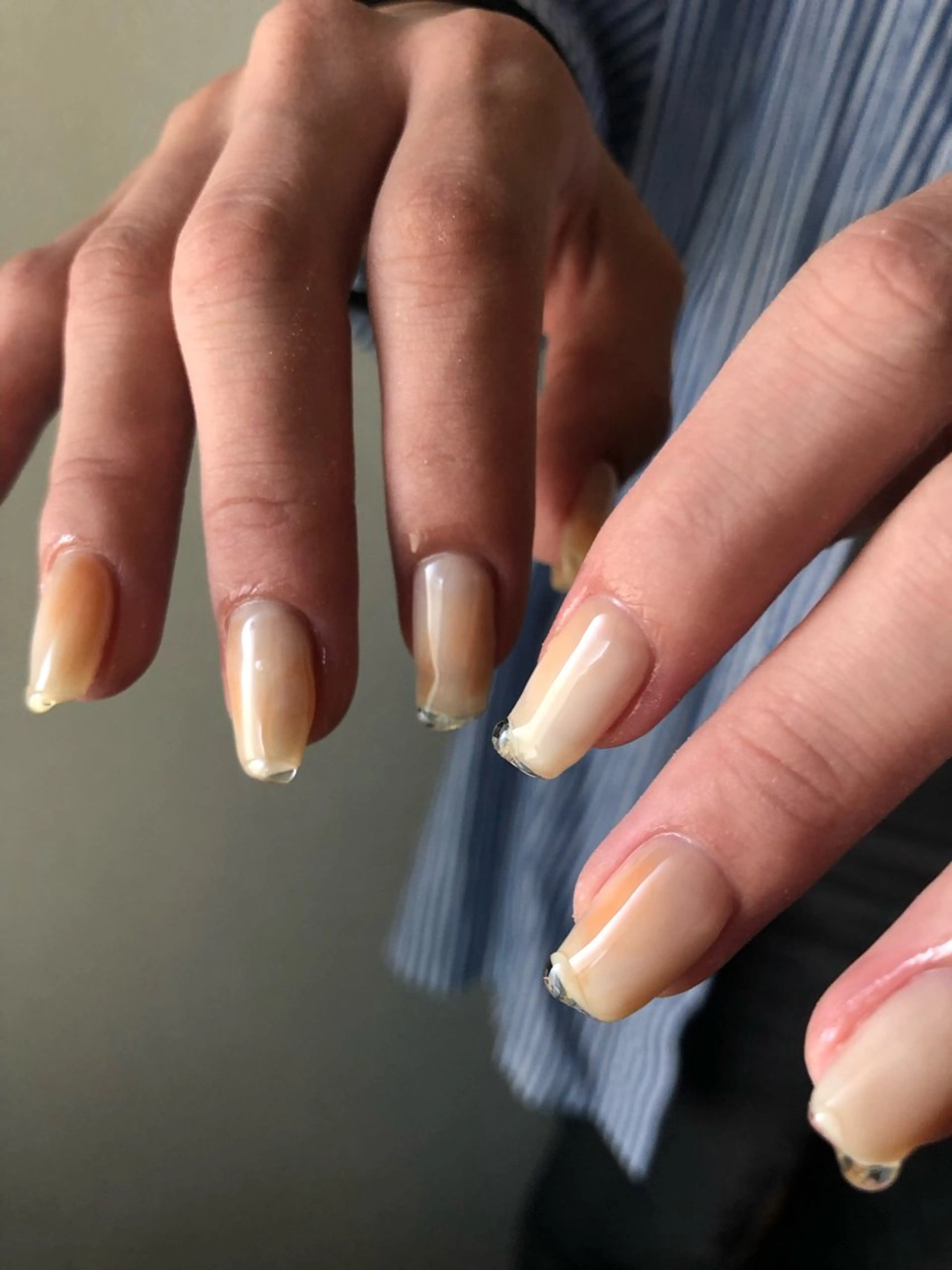 ネイル 持ち込み ニュアンスネイル ハンドネイル . wakanaのネイルデザイン