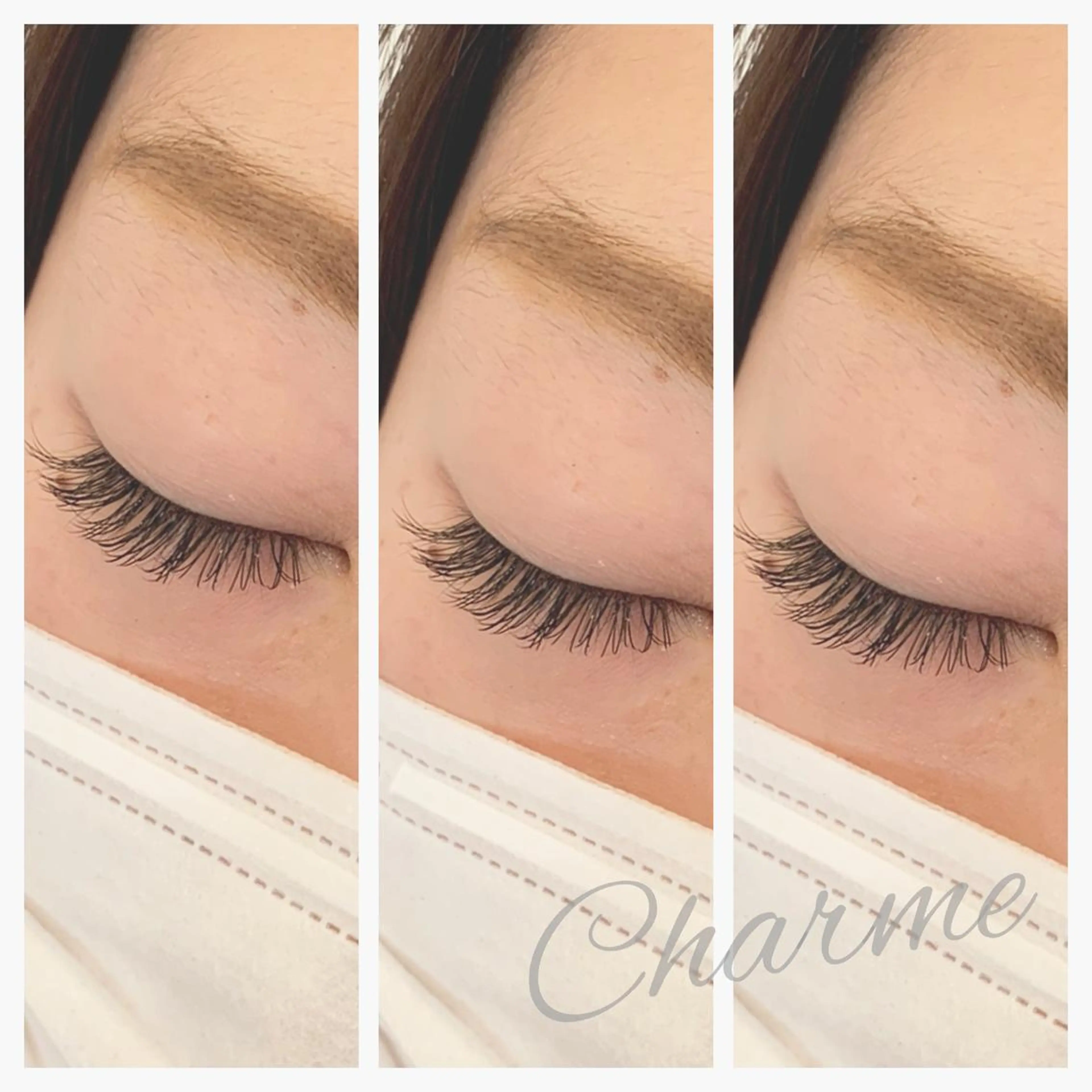マツエク・マツパ フラットラッシュ 完全個室‼︎Charme(シャルム)美容室併設eyelashサロン所属・【Charme 】 シャルムのマツエク・マツパデザイン