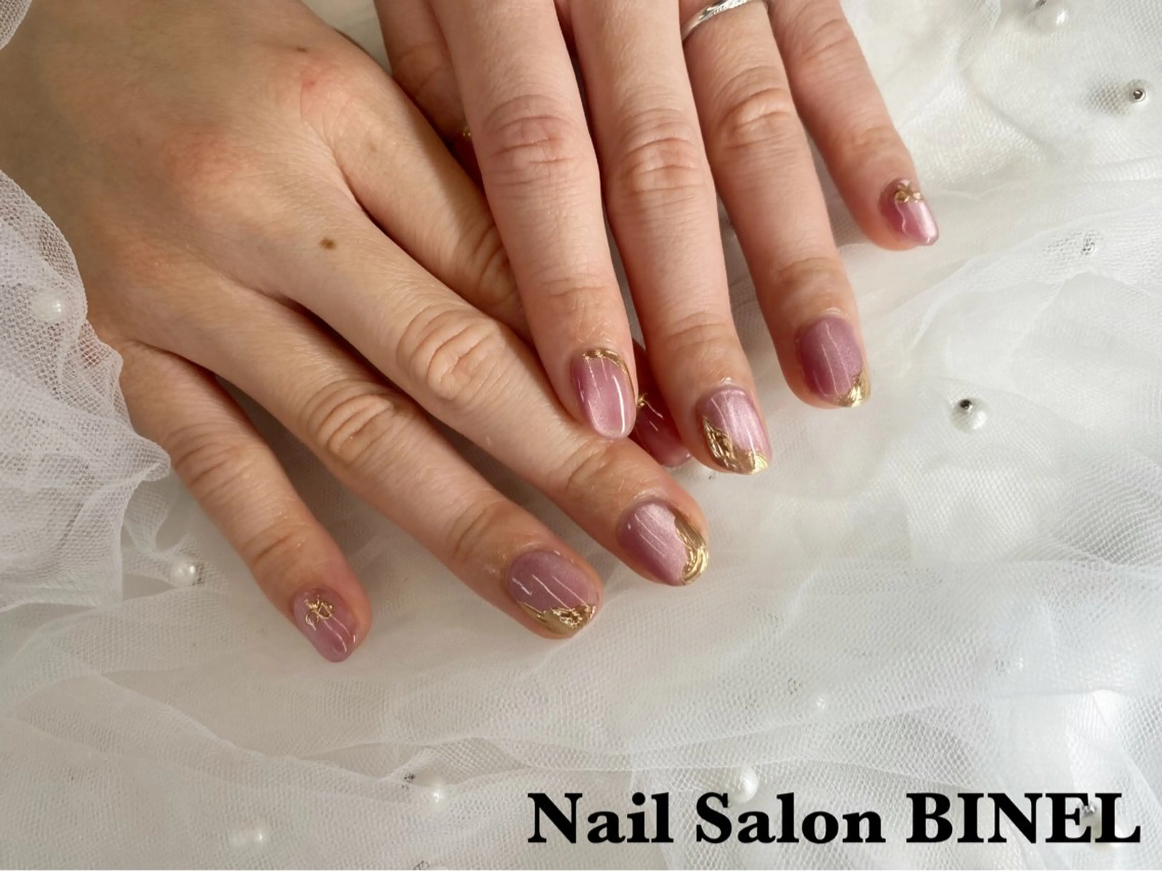 ネイル マグネットネイル ミラーネイル ハンドネイル H. Yuukaのネイルデザイン