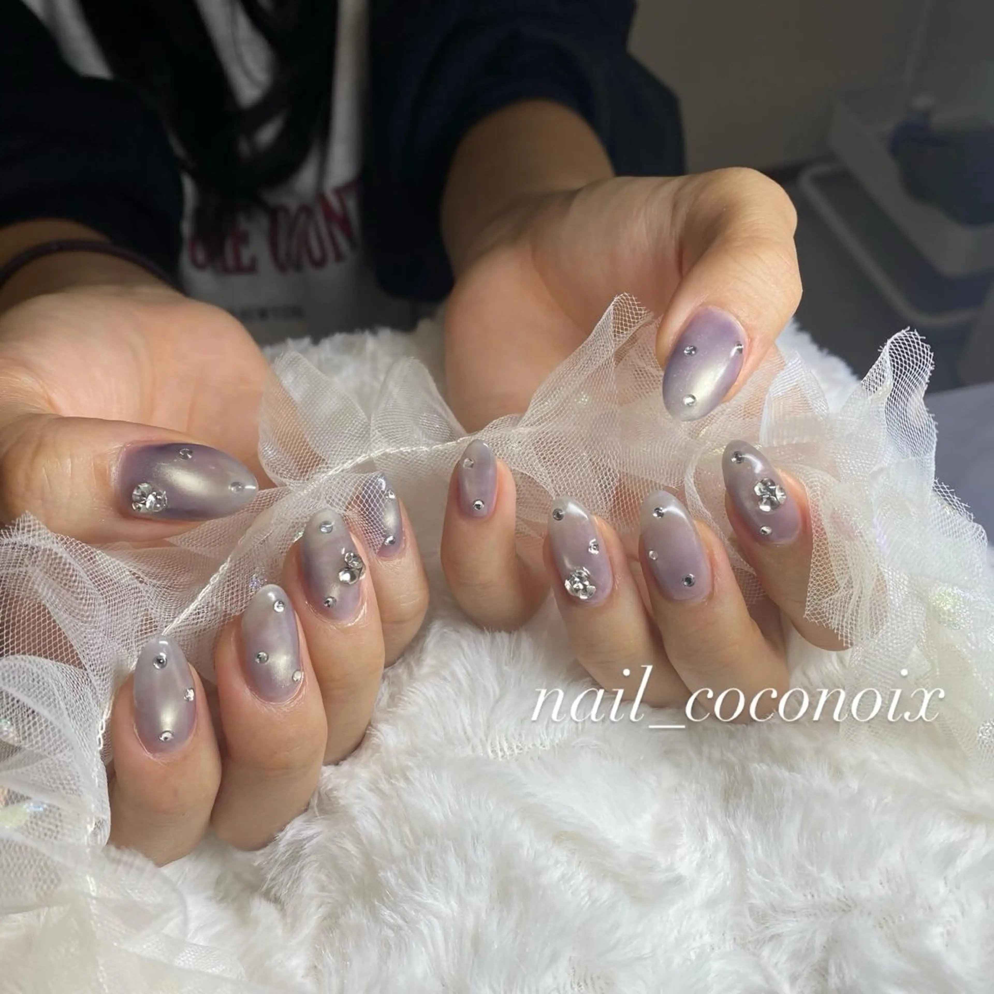 ミディアム ハンドネイル coconoix 🍊mizukiのネイルデザイン