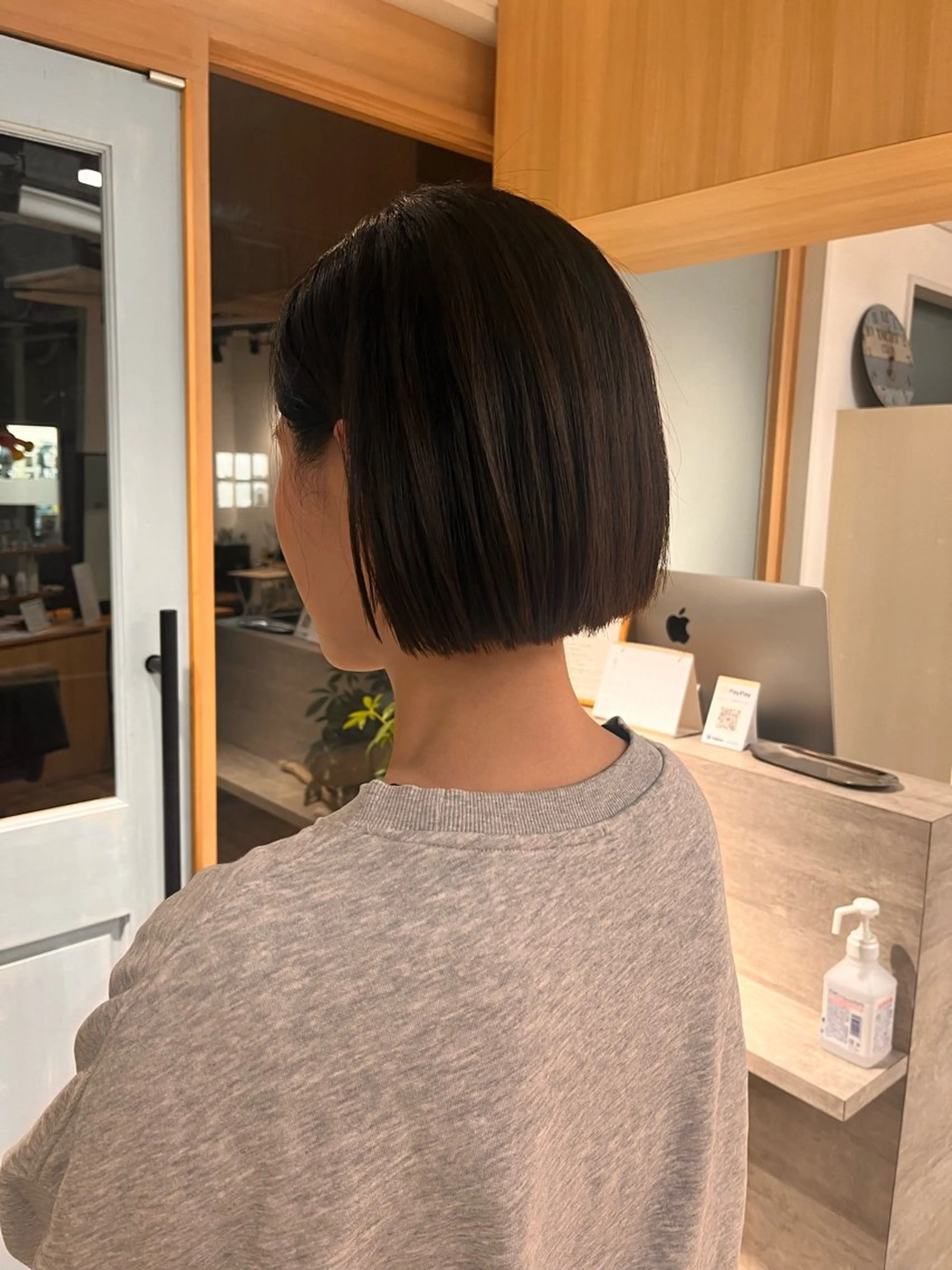 ショート ボブ カット 武田 綺音のヘアスタイル