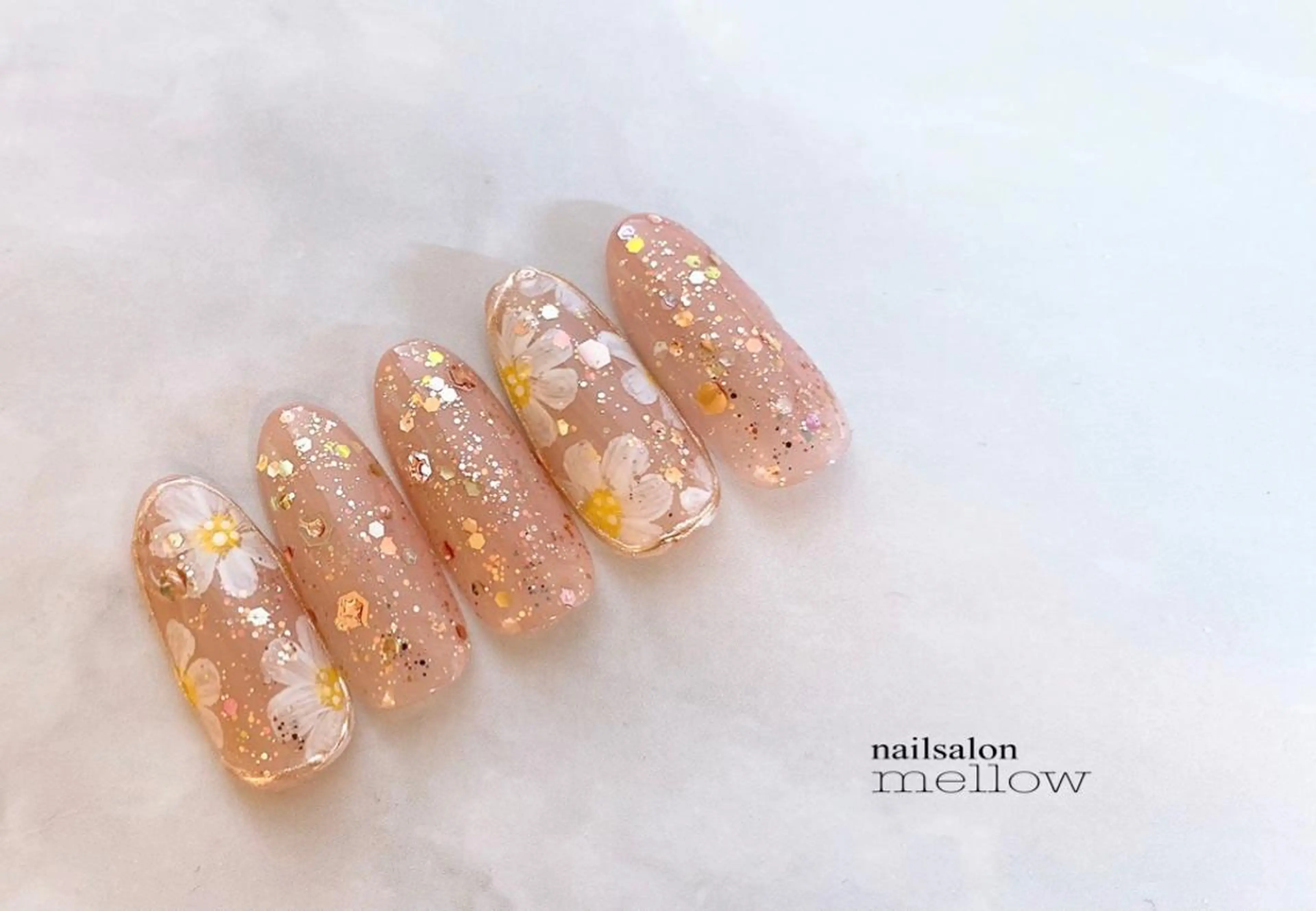 ネイル フラワーネイル 大山 浩美のネイルデザイン