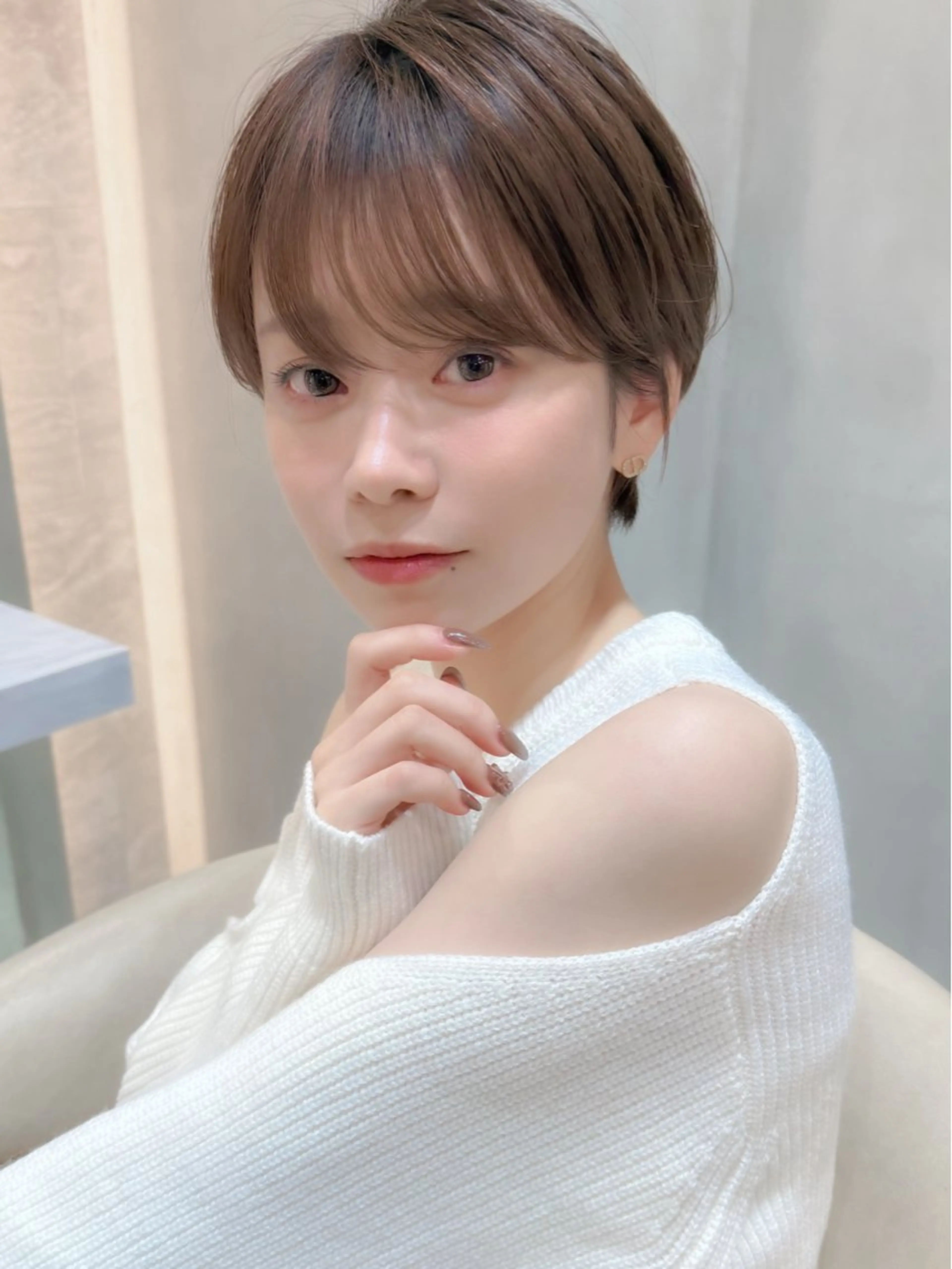 ショート カラー カット ヘアカラー トリートメント ボブ/ショート/ 縮毛矯正⚜️工藤昴のヘアスタイル