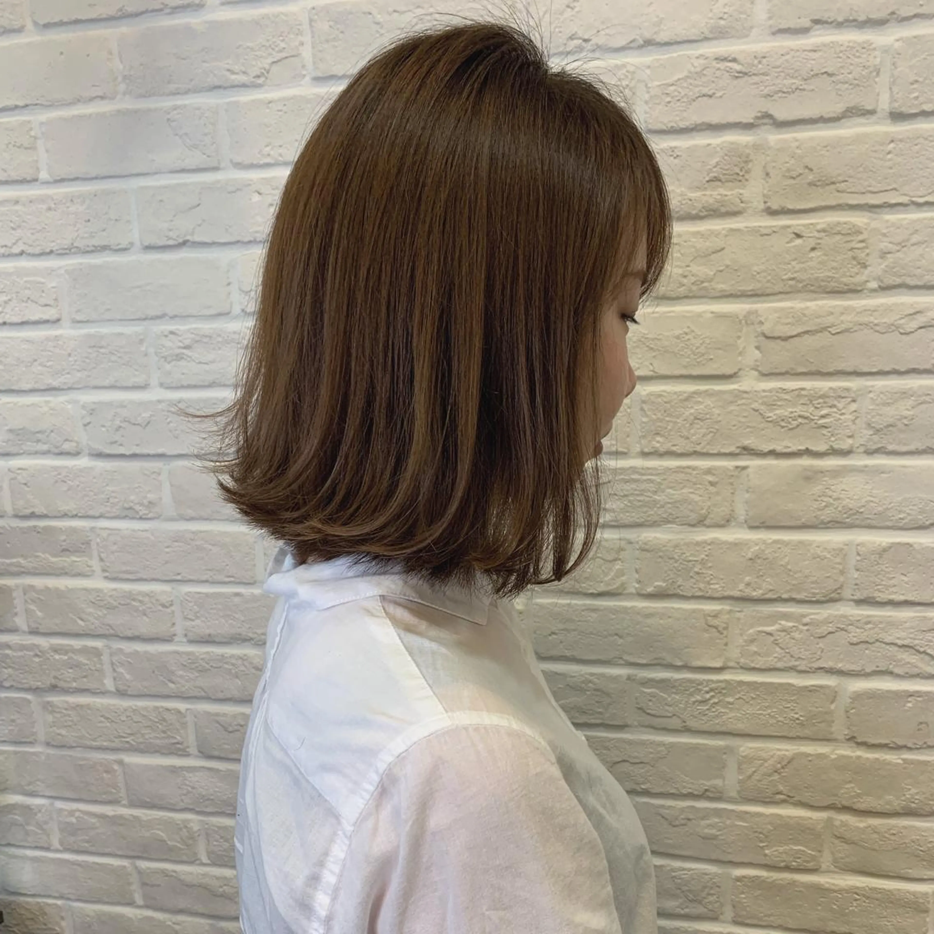 ミディアム 増田 晃士のヘアスタイル