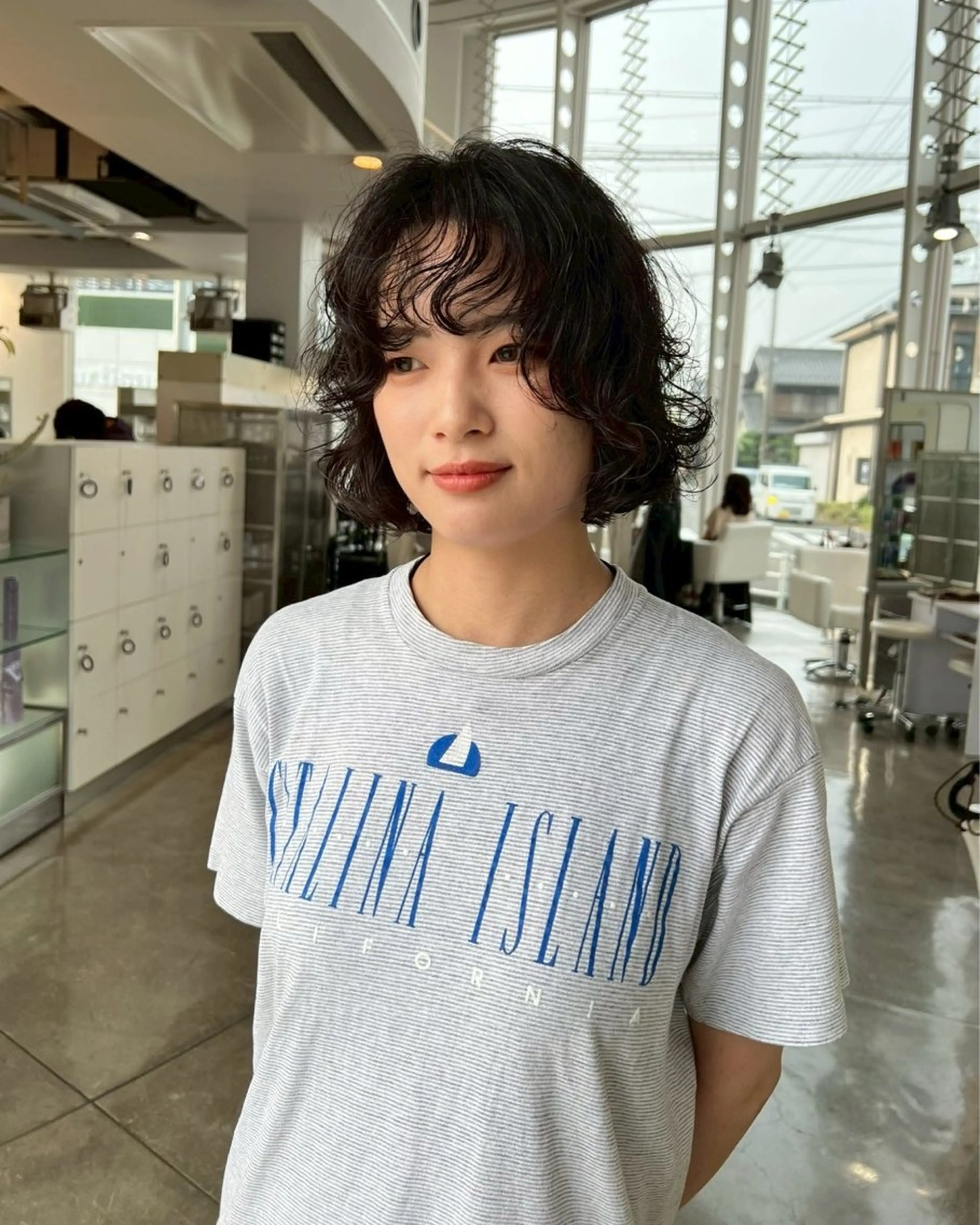 ショート ショートボブ ボブ ショートヘア トリートメント yui/ラベンダー/ ピンク/ワインレッドのヘアスタイル