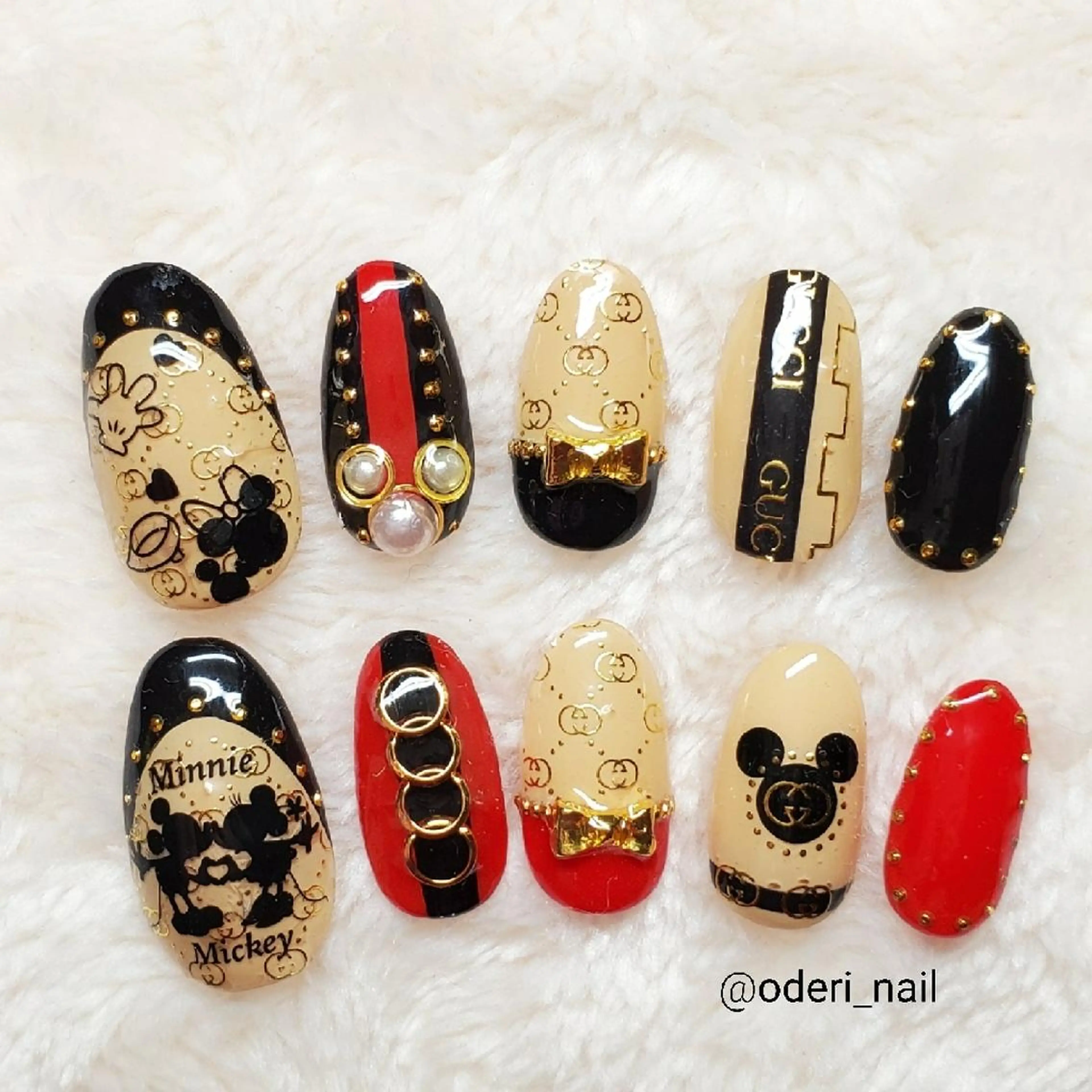 ネイル アートネイル ジェルネイル おで@ oderi_nailのネイルデザイン