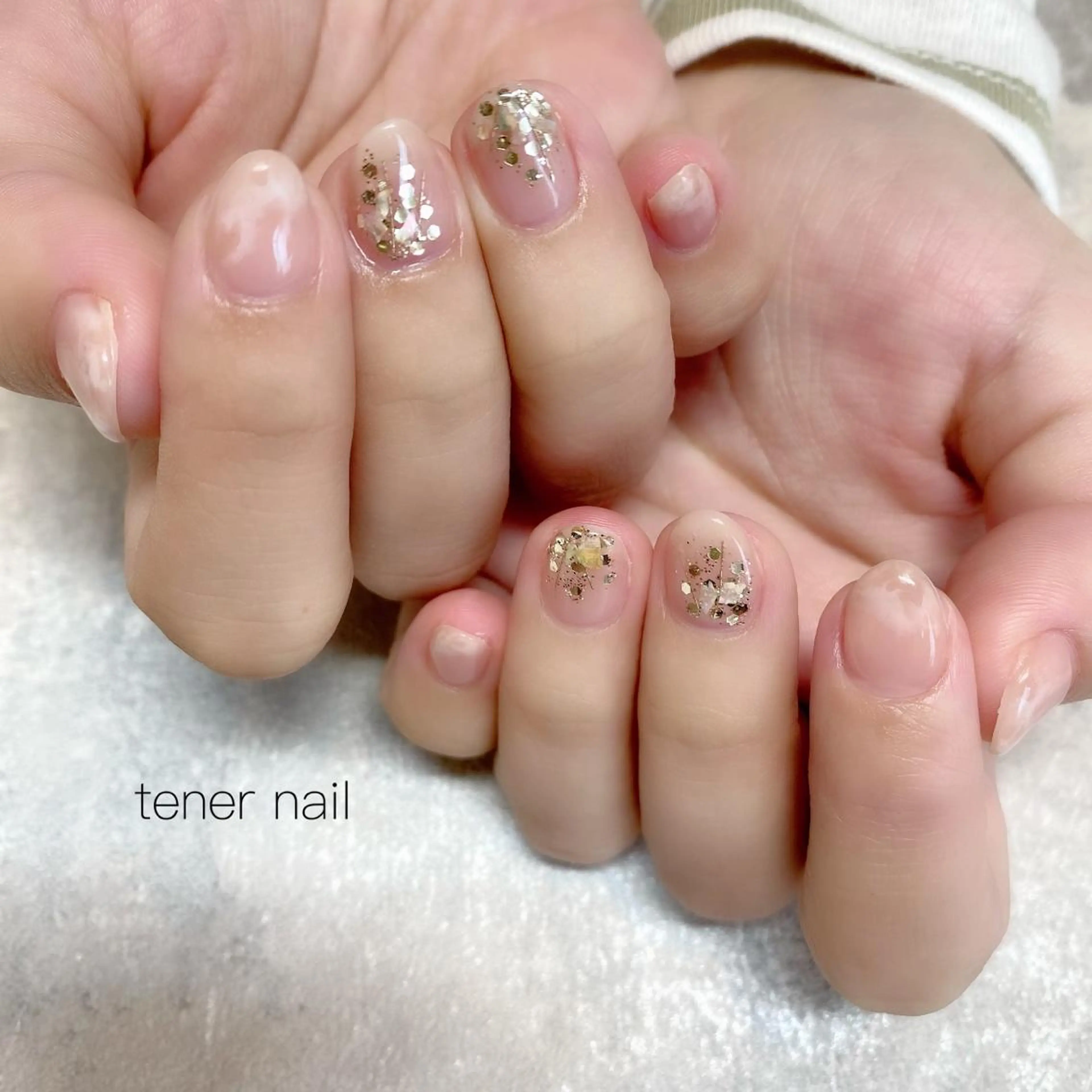 ネイル キラキラネイル ラメ(グリッター) テネルネイル tener nailのネイルデザイン