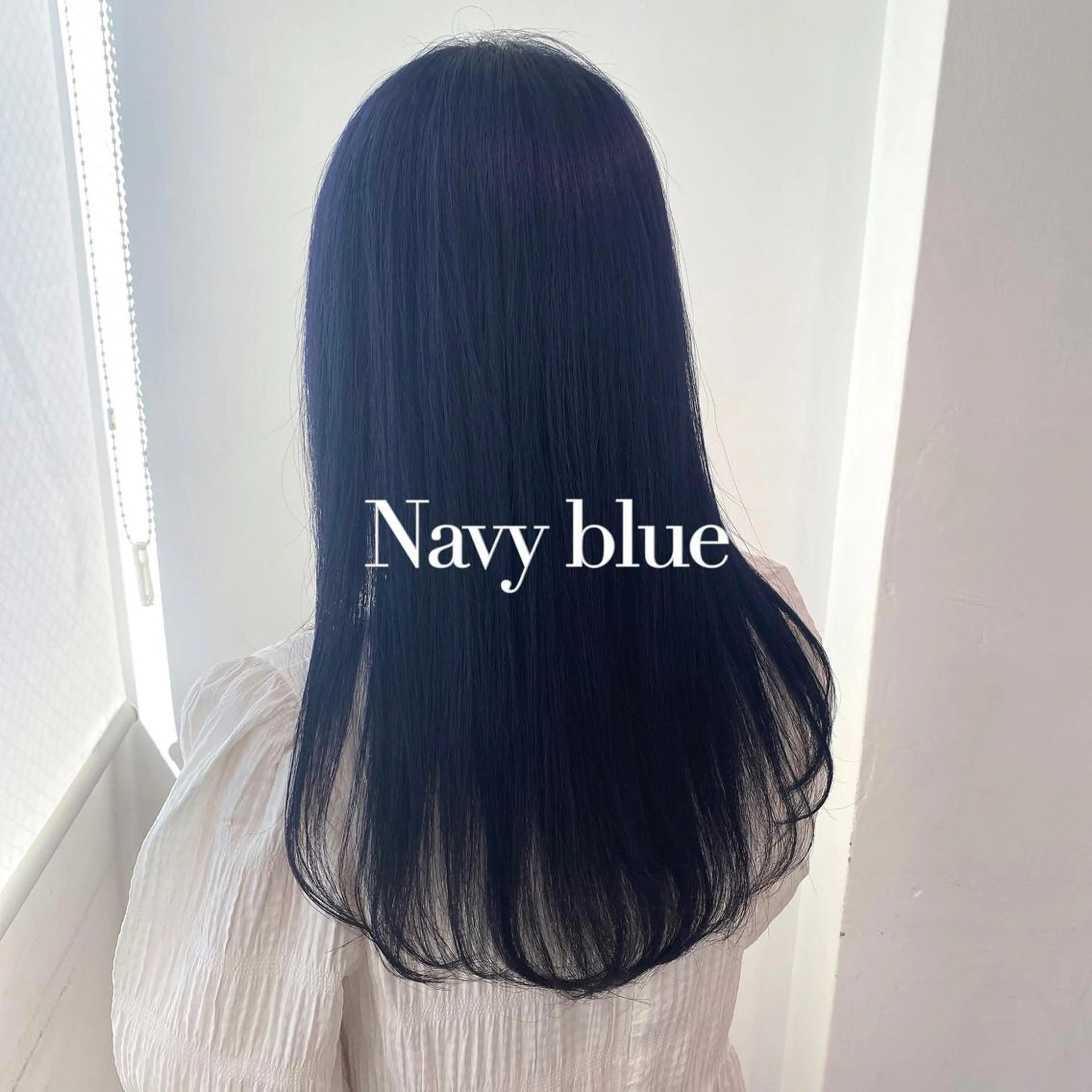 セミロング カラー ヘアアレンジ 黒髪 ブルーカラー ブルーブラック ブルージュ 透明感カラー ヘアカラー トリートメント ヘッドスパ ヘアセット 𓏸レイヤー髪質改善 透けカラーカノン🫧のヘアスタイル