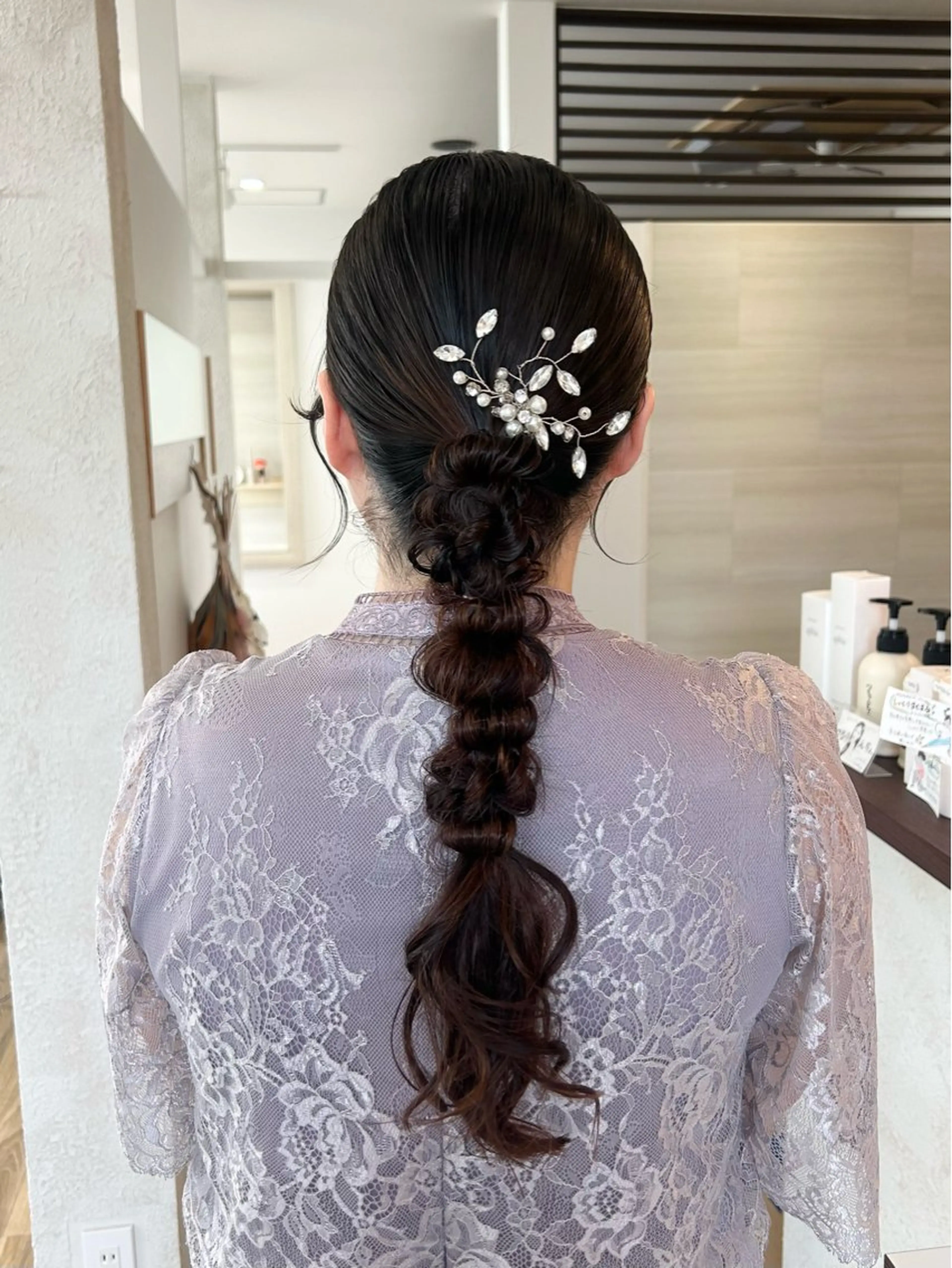 ロング ヘアアレンジ ロング ヘアセット Hanon 美桜のヘアスタイル