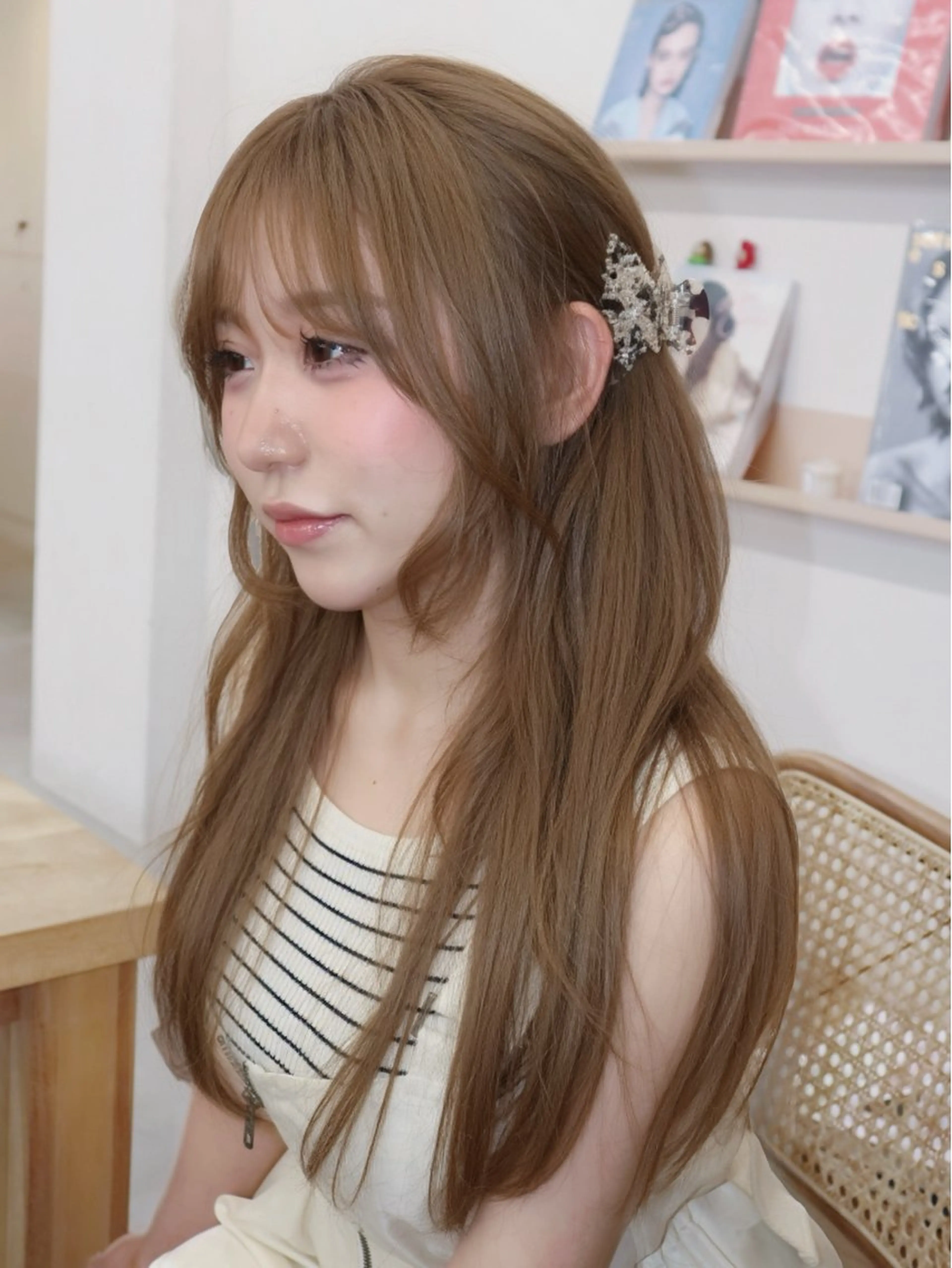 ロング ヘアカラー ♡表参道/透明感 カラー/AOI🪽♡のヘアスタイル