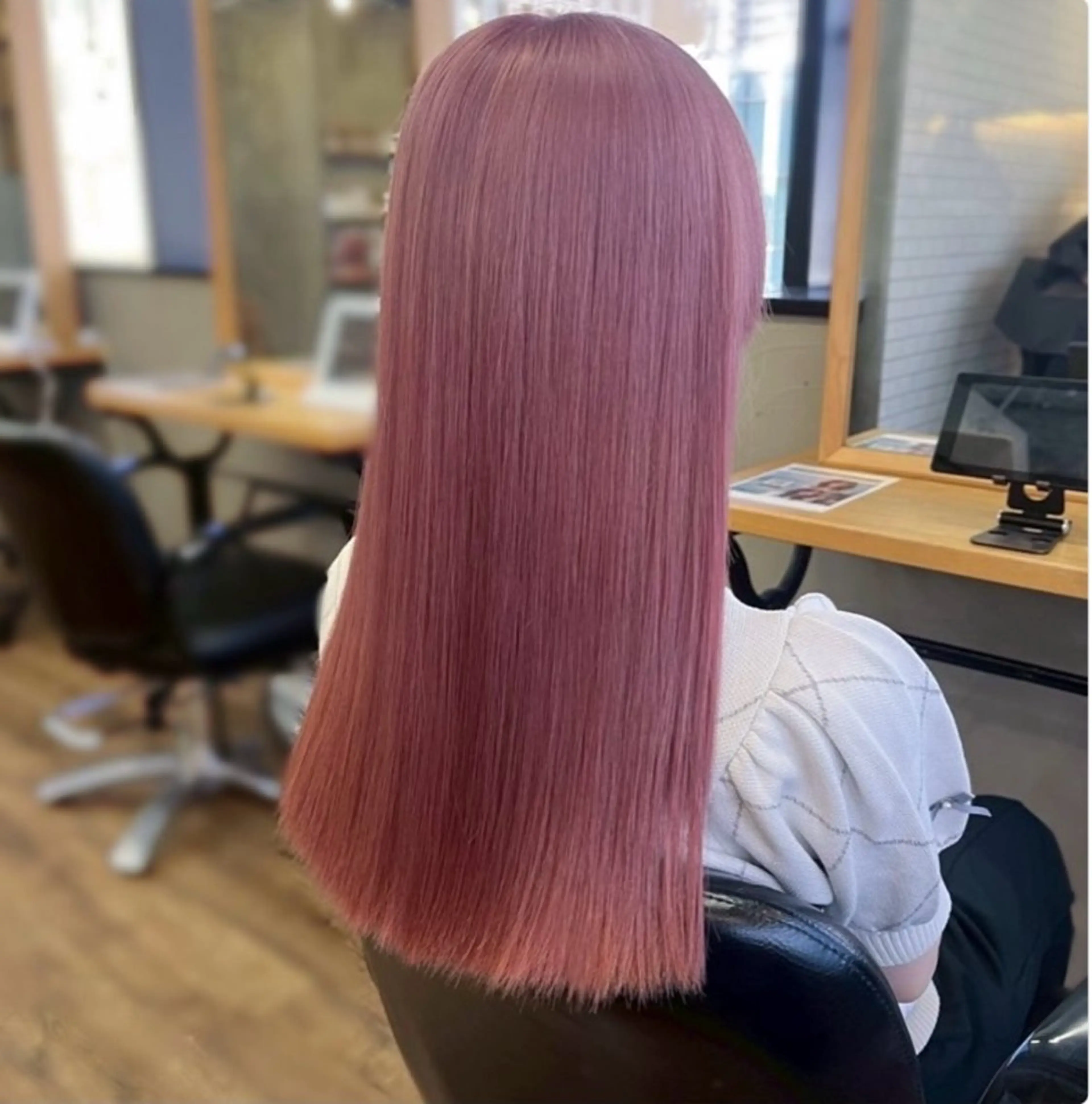 ロング ヘアカラー angelica hariiのヘアスタイル