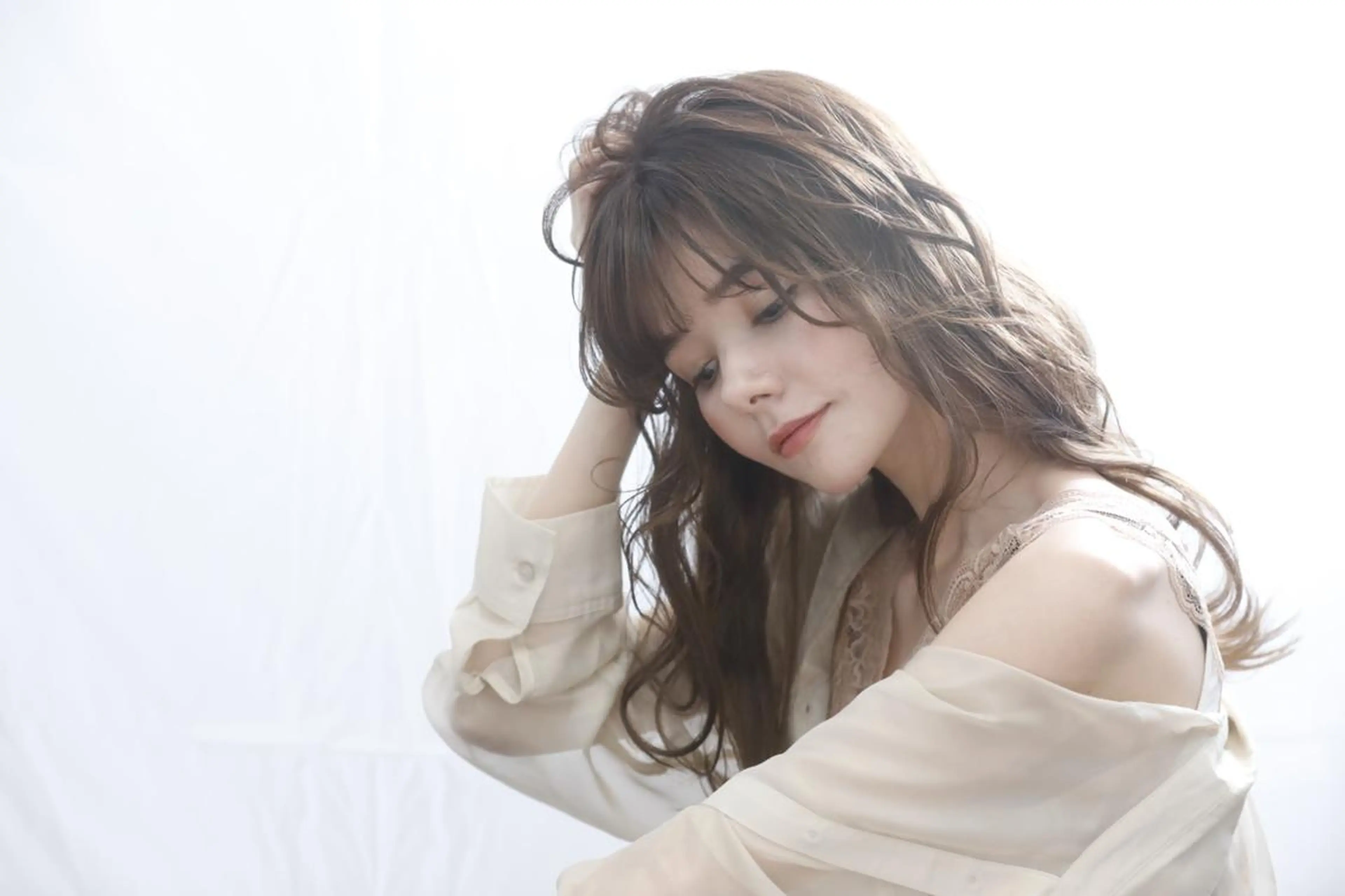 ロング カラー パーマ ヘアアレンジ 学生 カット パーマ 新宿駅近♡友達とOK 🦋W -ワット -のヘアスタイル