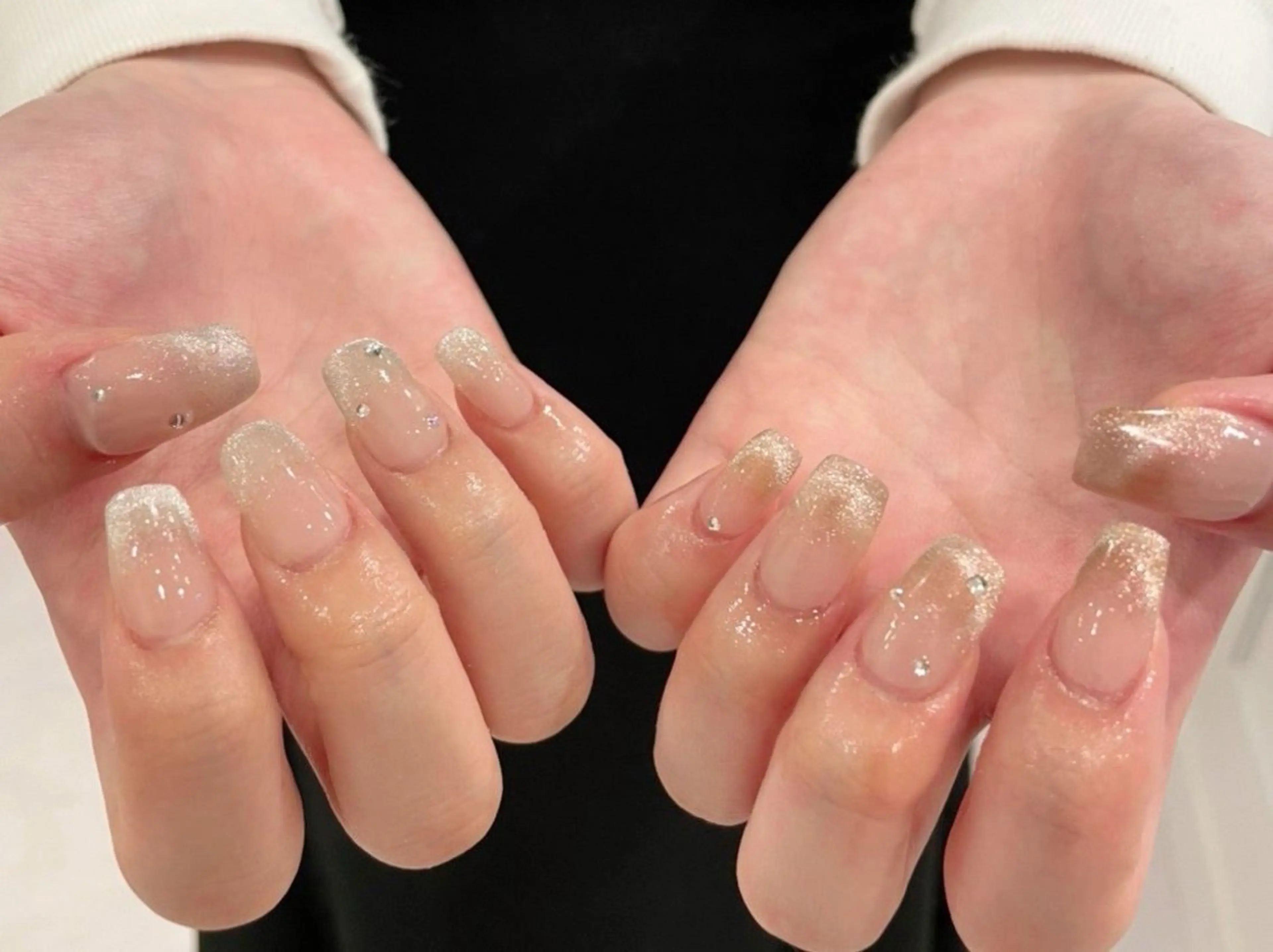 ラメグラデーションネイル💅✨(オフ込み)の写真