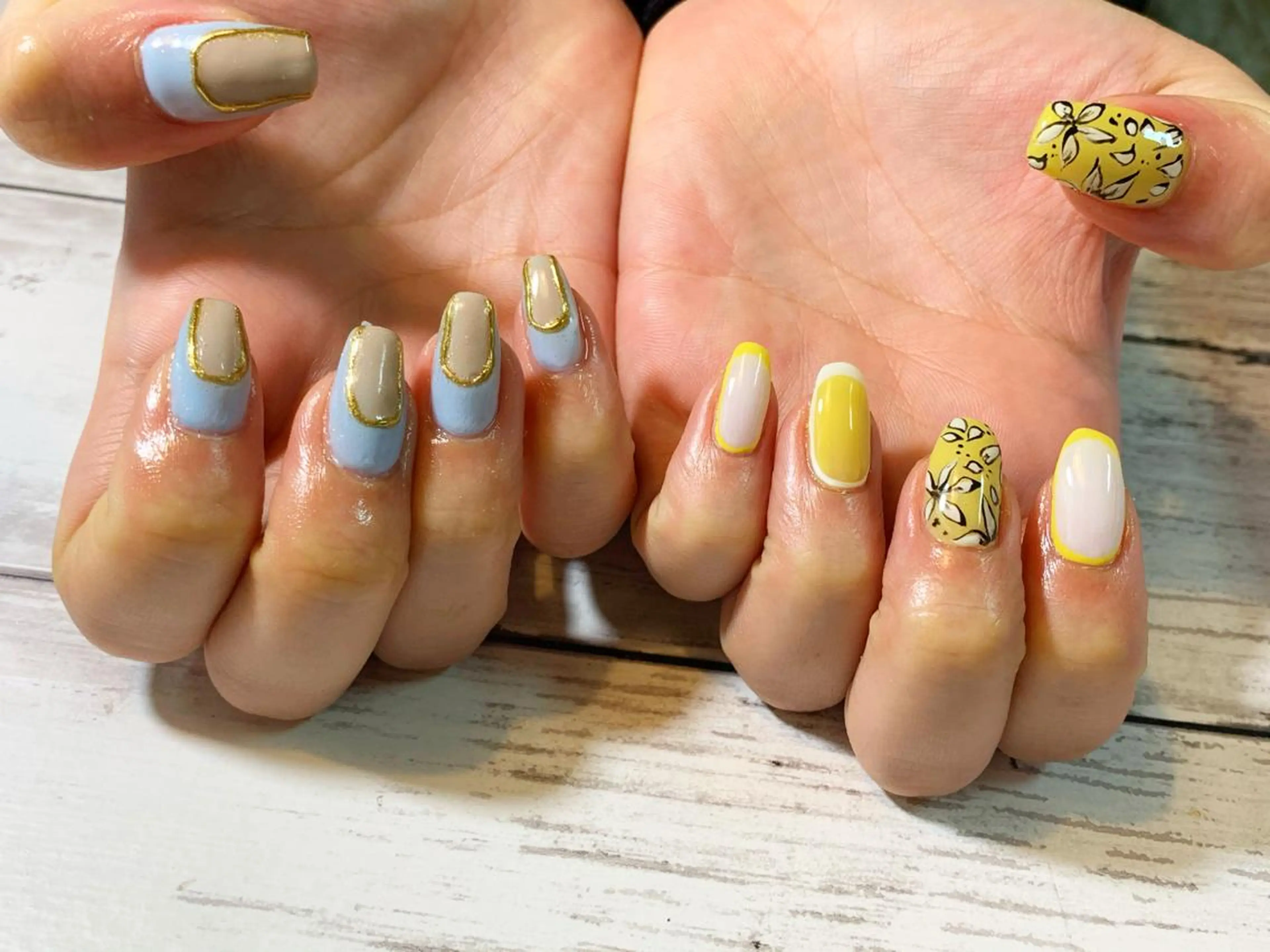 ネイル ハンドネイル フットネイル GéRanium Harukaのネイルデザイン