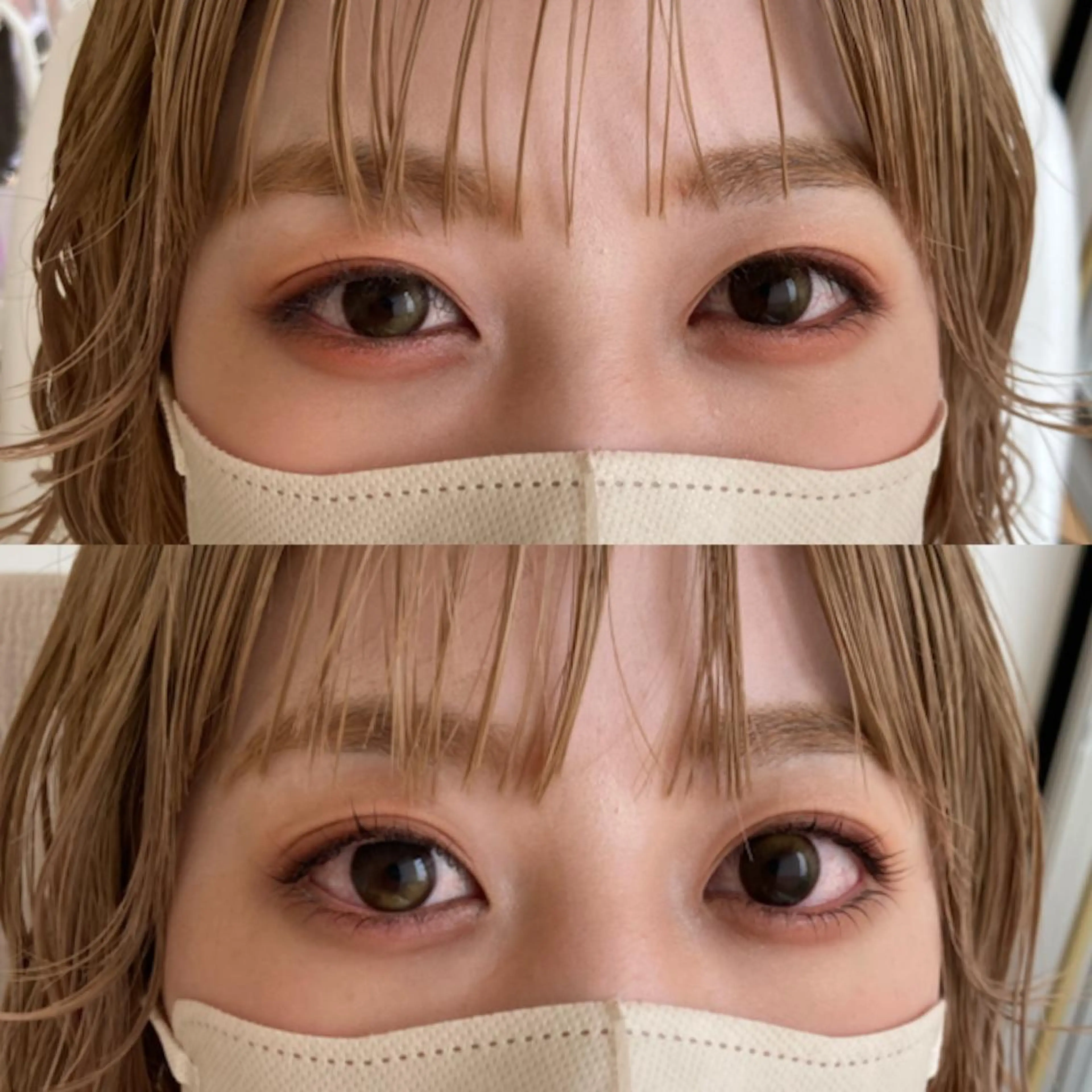 ショート パーマ ヘアアレンジ キッズ ネイル マツエク・マツパ アイブロウ 下まつげエクステ 一重×まつ毛パーマ 𓊆ᶠᵉᵉʸ𓊇 ᶜᴴᴵᴴᴬᴿᵁのマツエク・マツパデザイン