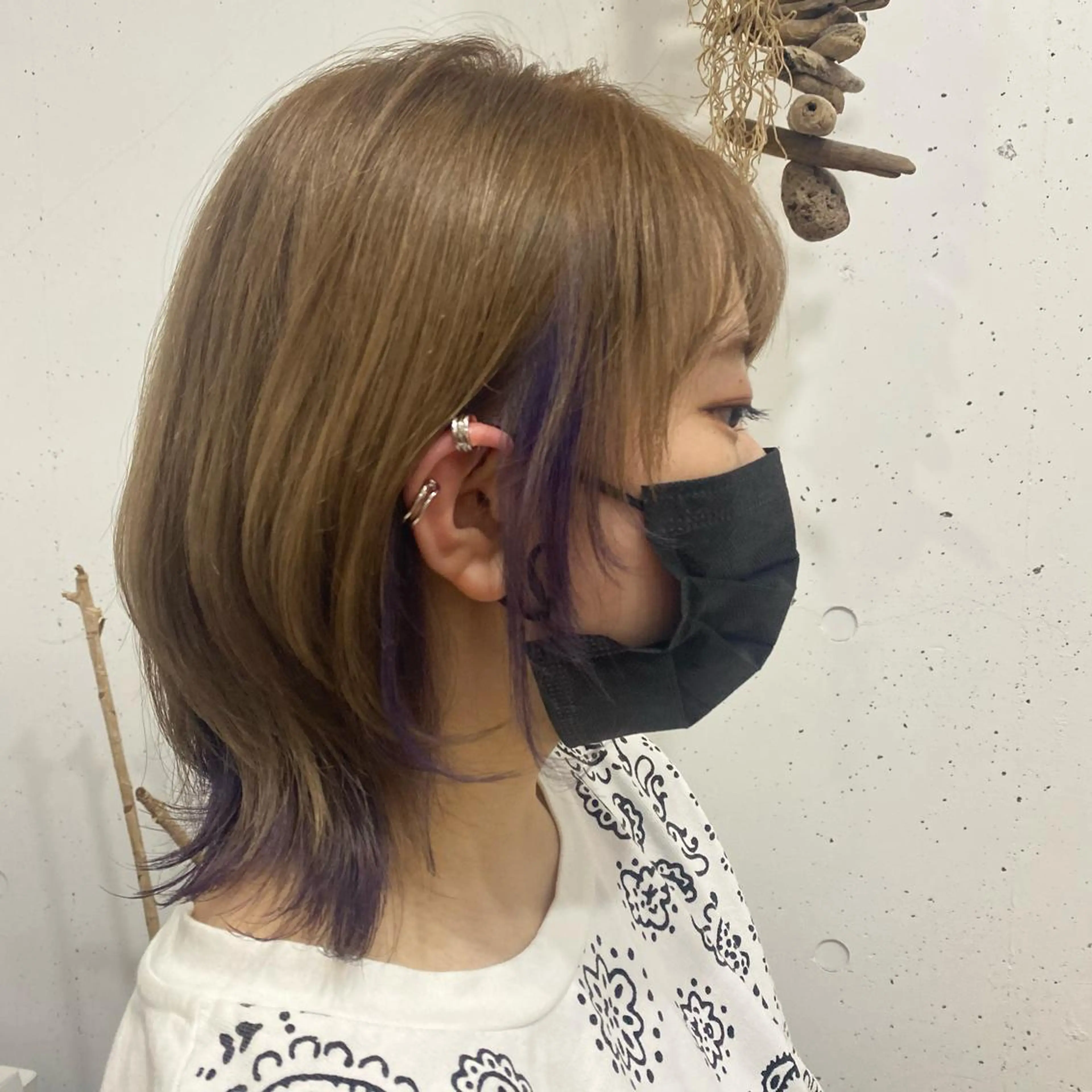 ミディアム カラー 🪭risa 暖色/レイヤー🪭のヘアスタイル