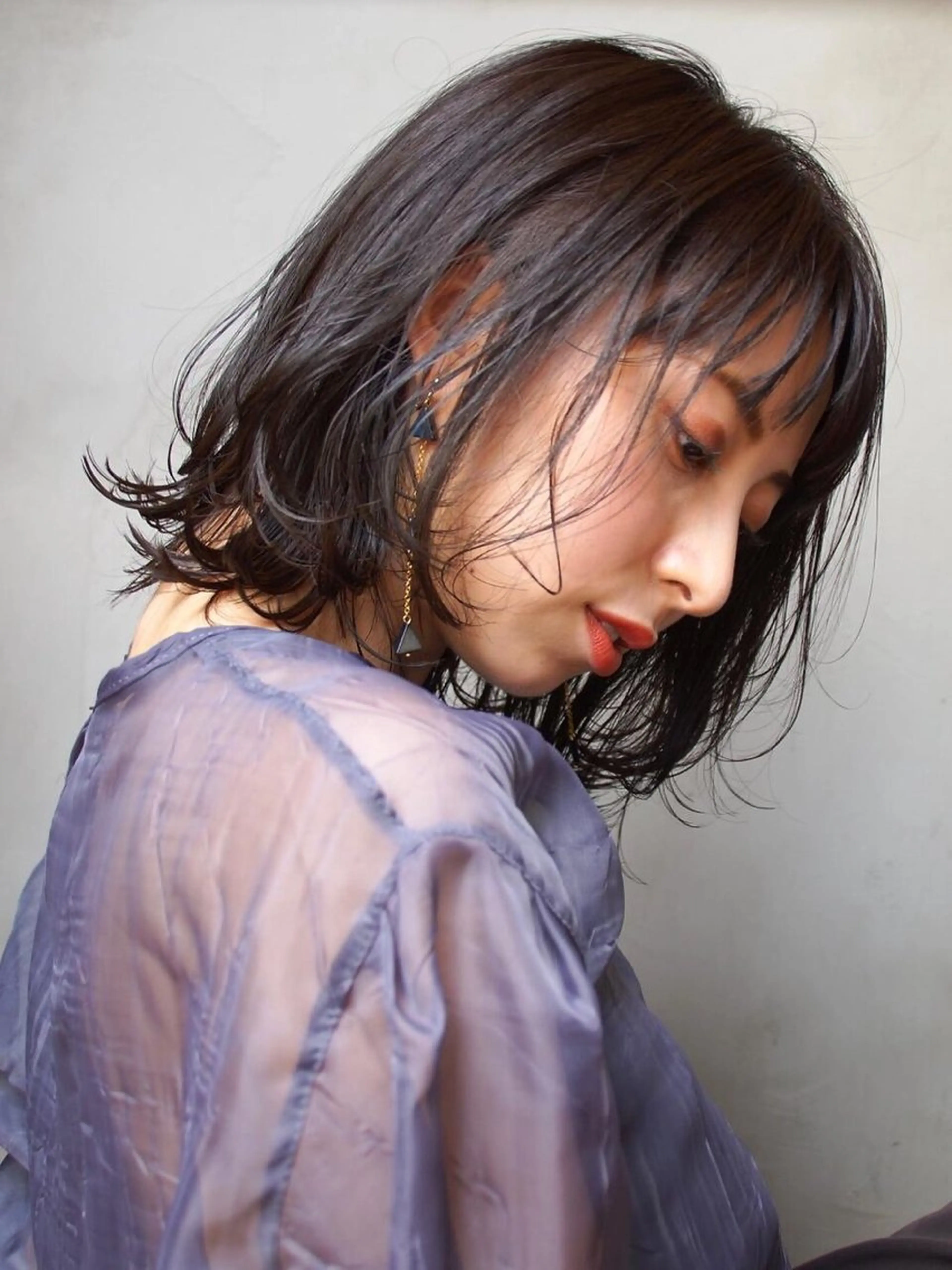 パーマ カット ヘアカラー 縮毛矯正 トリートメント hoNua. 栄/透明感カラーのヘアスタイル