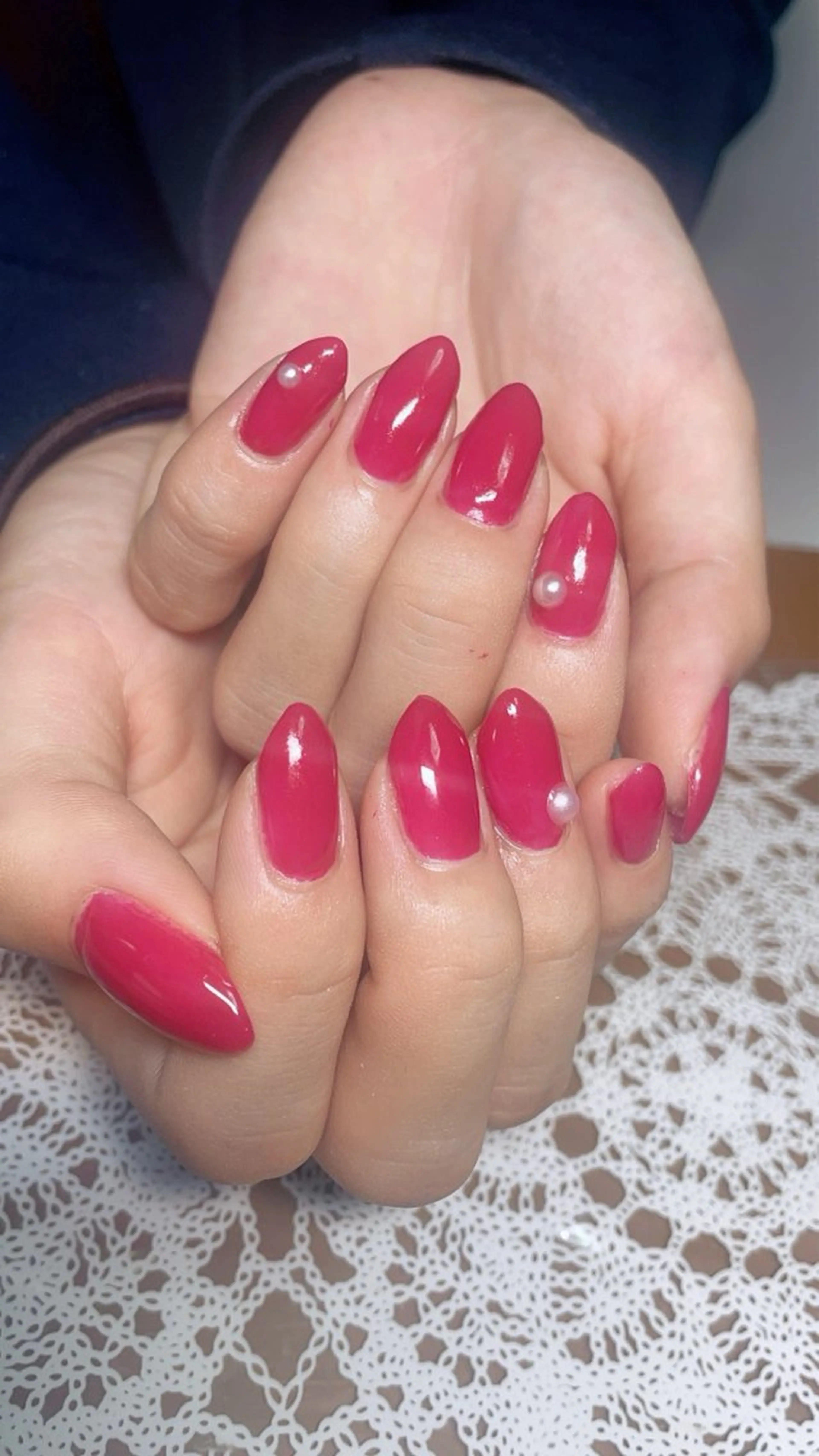 ネイル ピンク ピサノ 繭子のネイルデザイン