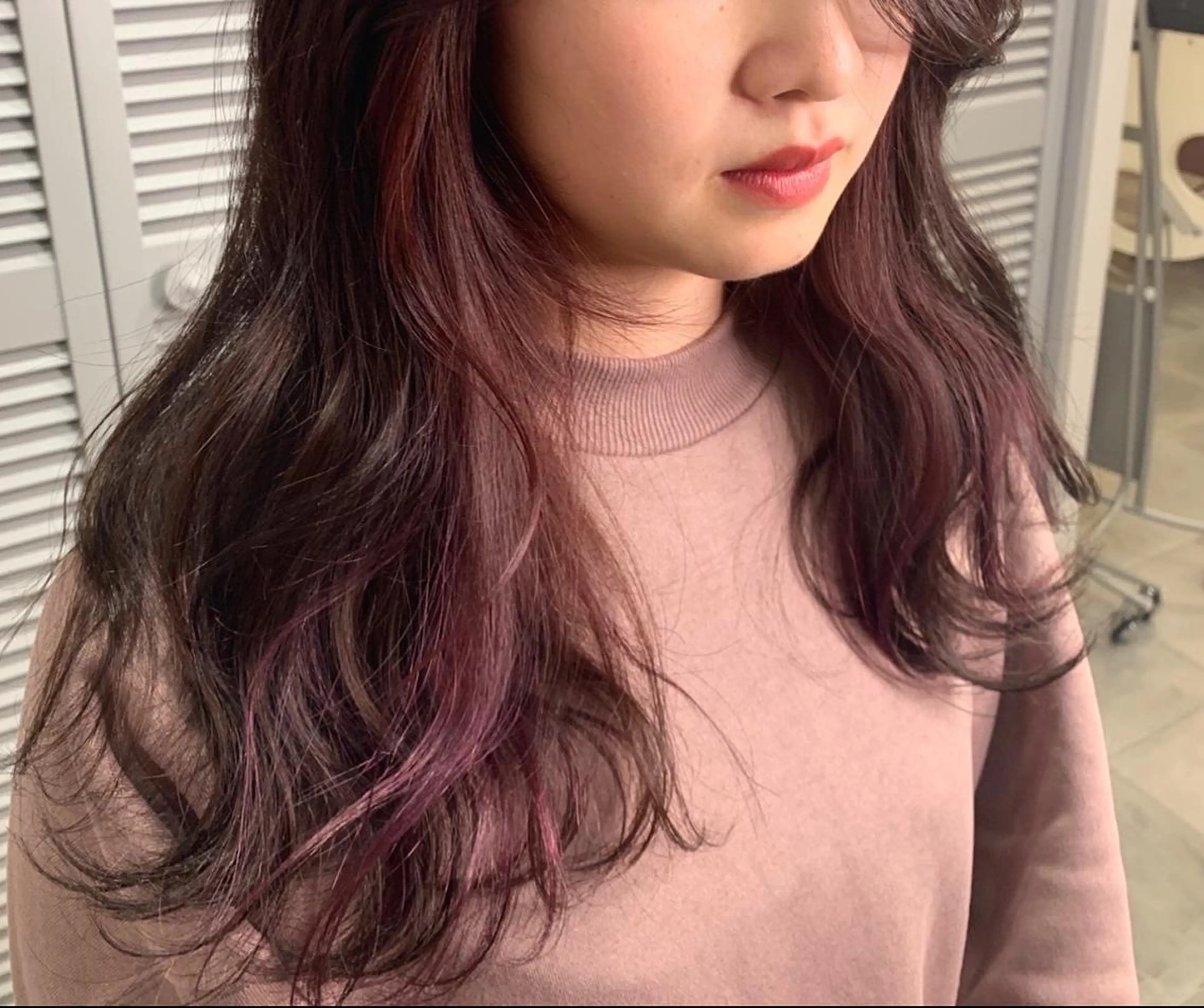 ロング カラー イヤリングカラー ヘアカラー SHIAN 八王子👼鬼塚さやかのヘアスタイル