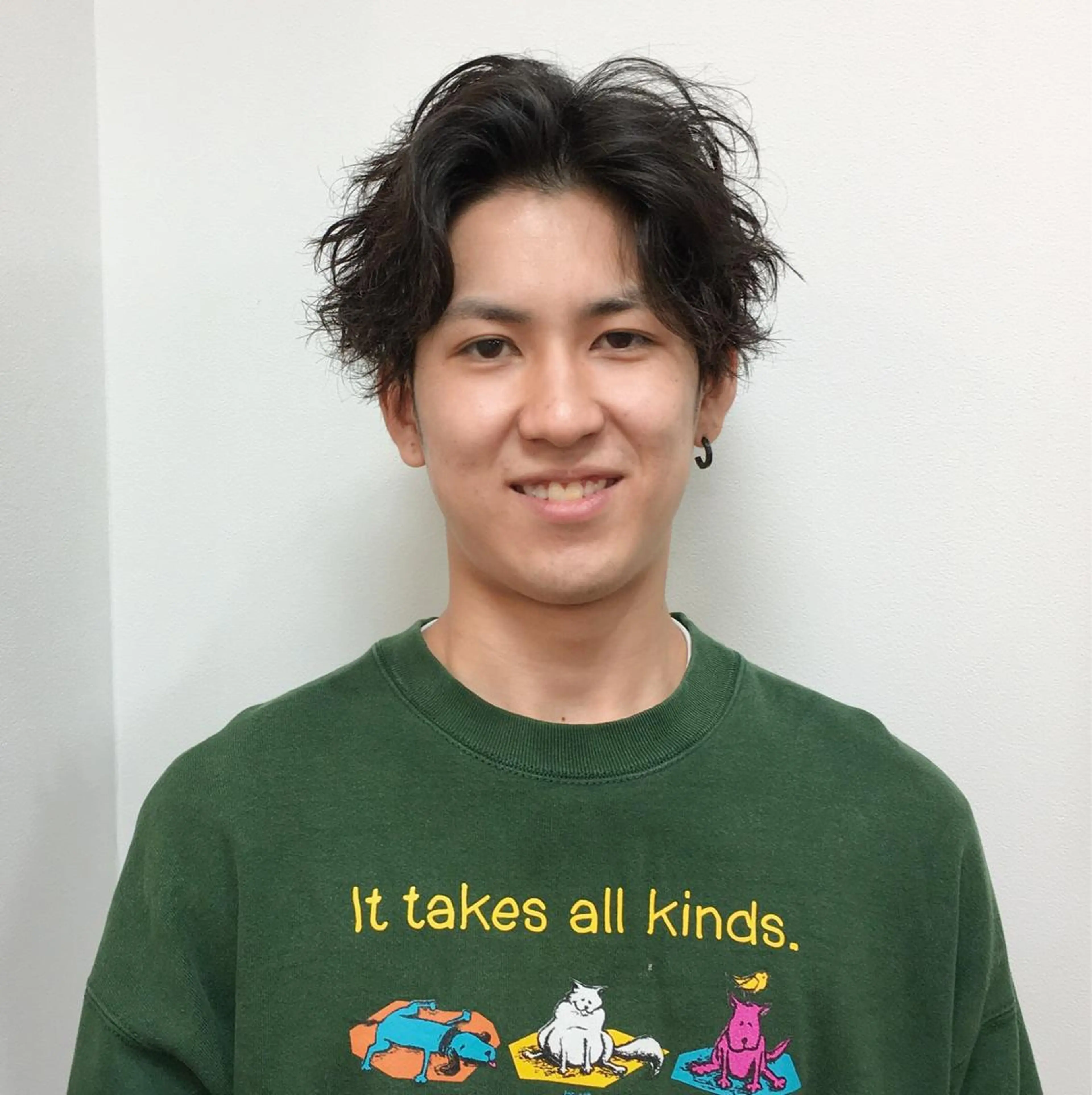 ショート パーマ スパイラルパーマ すごう こうへいのヘアスタイル