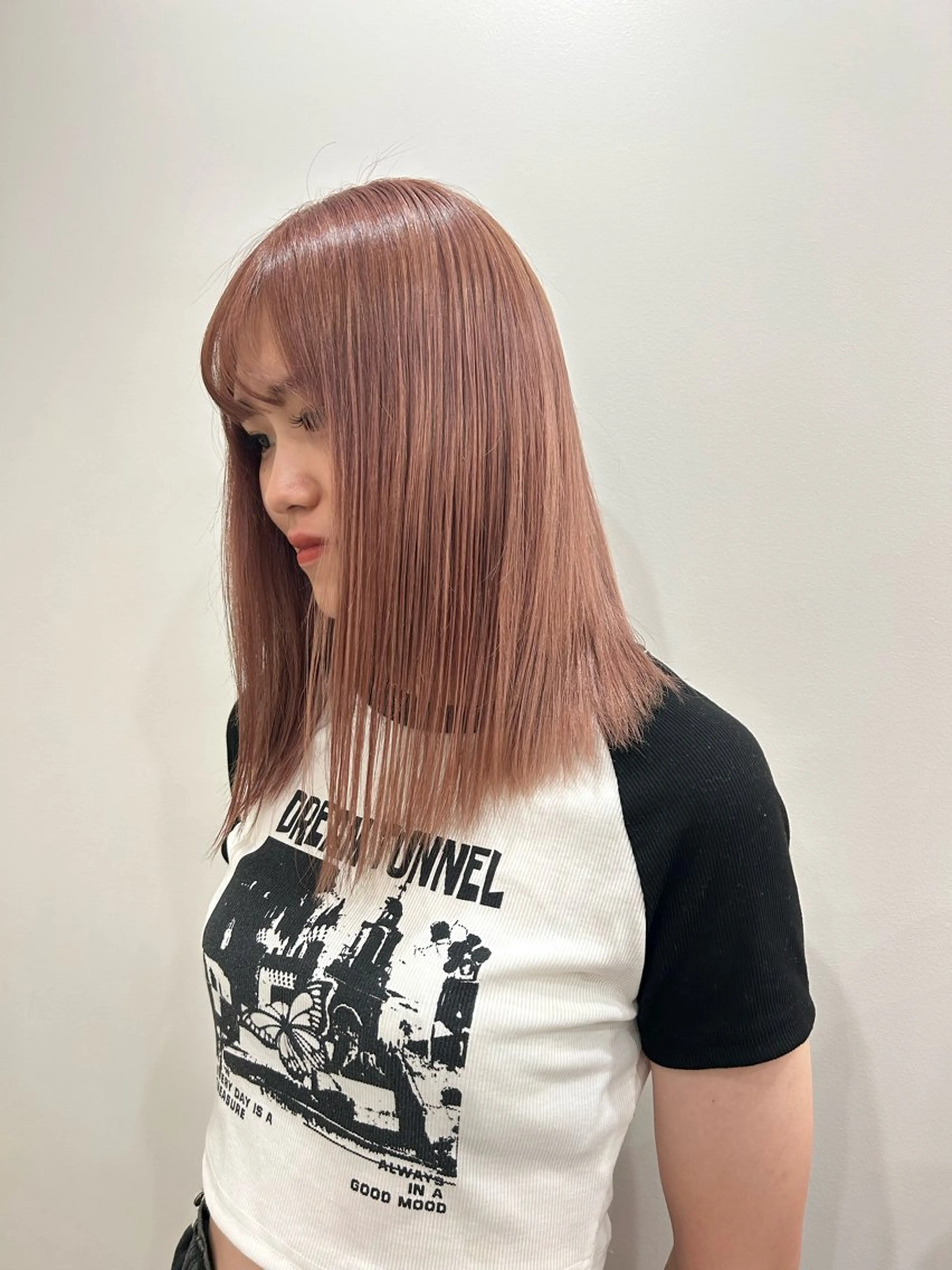 セミロング ヘアカラー hair&eye🎀 /momoKaのヘアスタイル