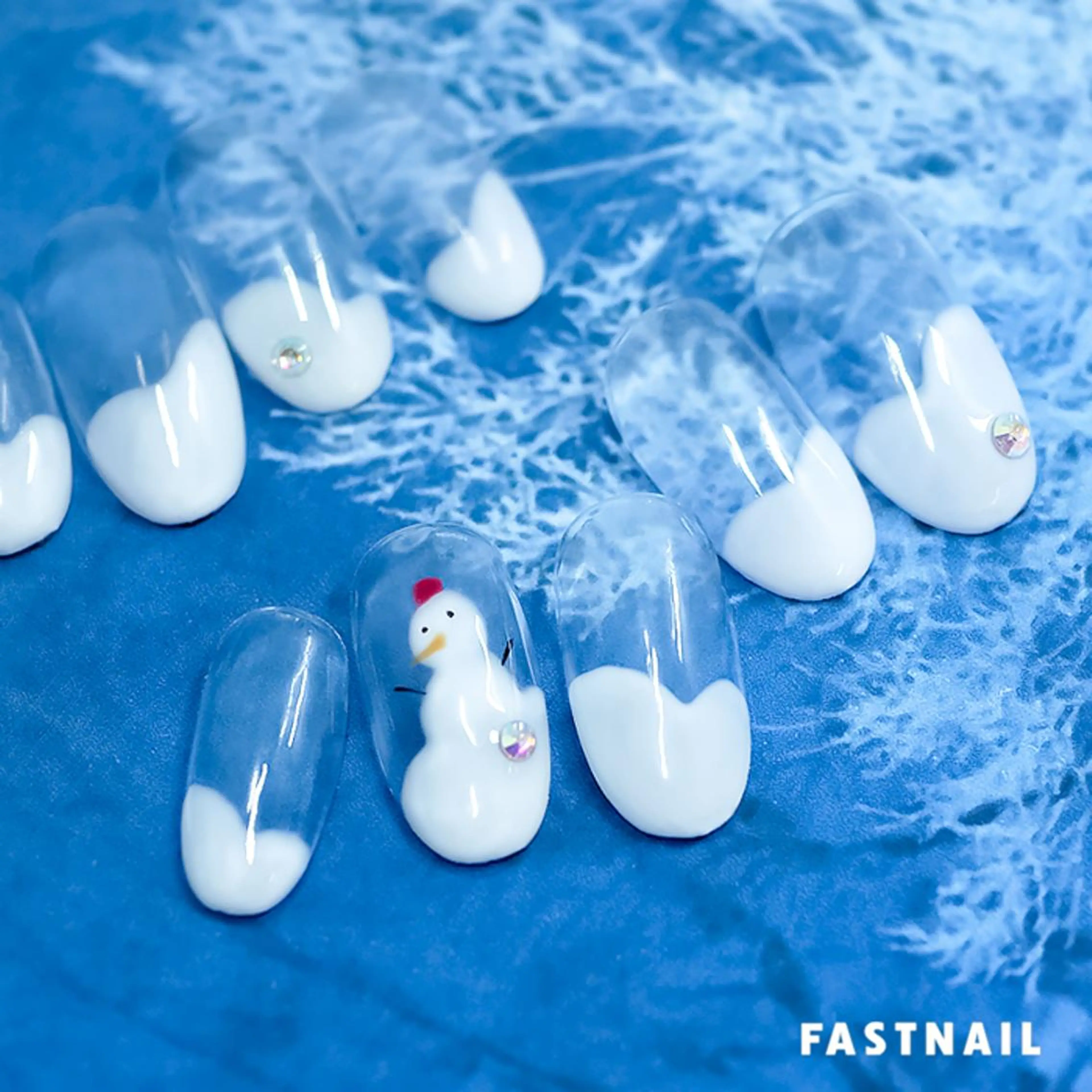 ネイル フットネイル フレンチネイル ジェルネイル ワンカラーネイル パラジェル ファストネイル　ロコ 志免のネイルデザイン