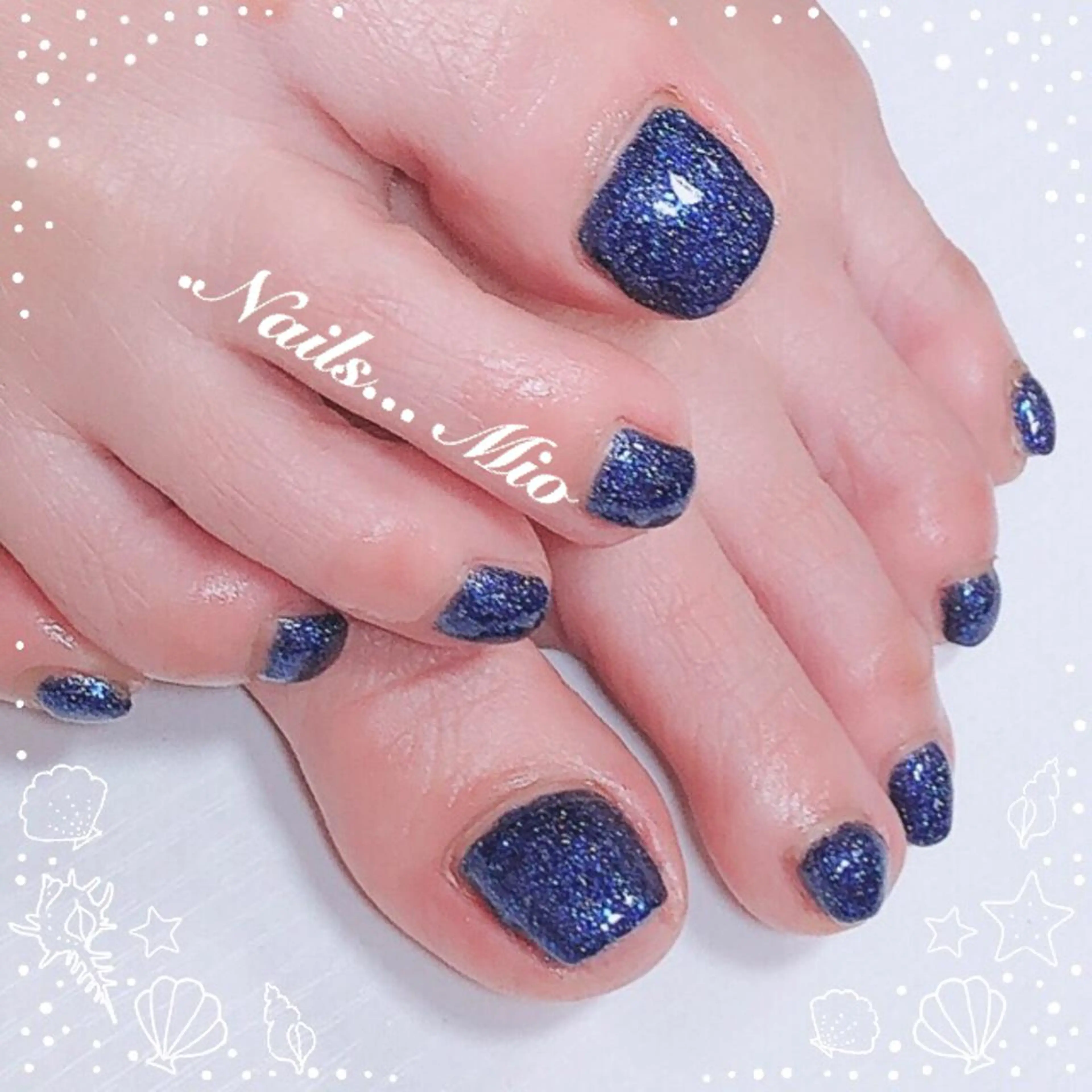 ネイル フットネイル ワンカラーネイル .Nails Mio 赤羽西ネイルサロンのネイルデザイン