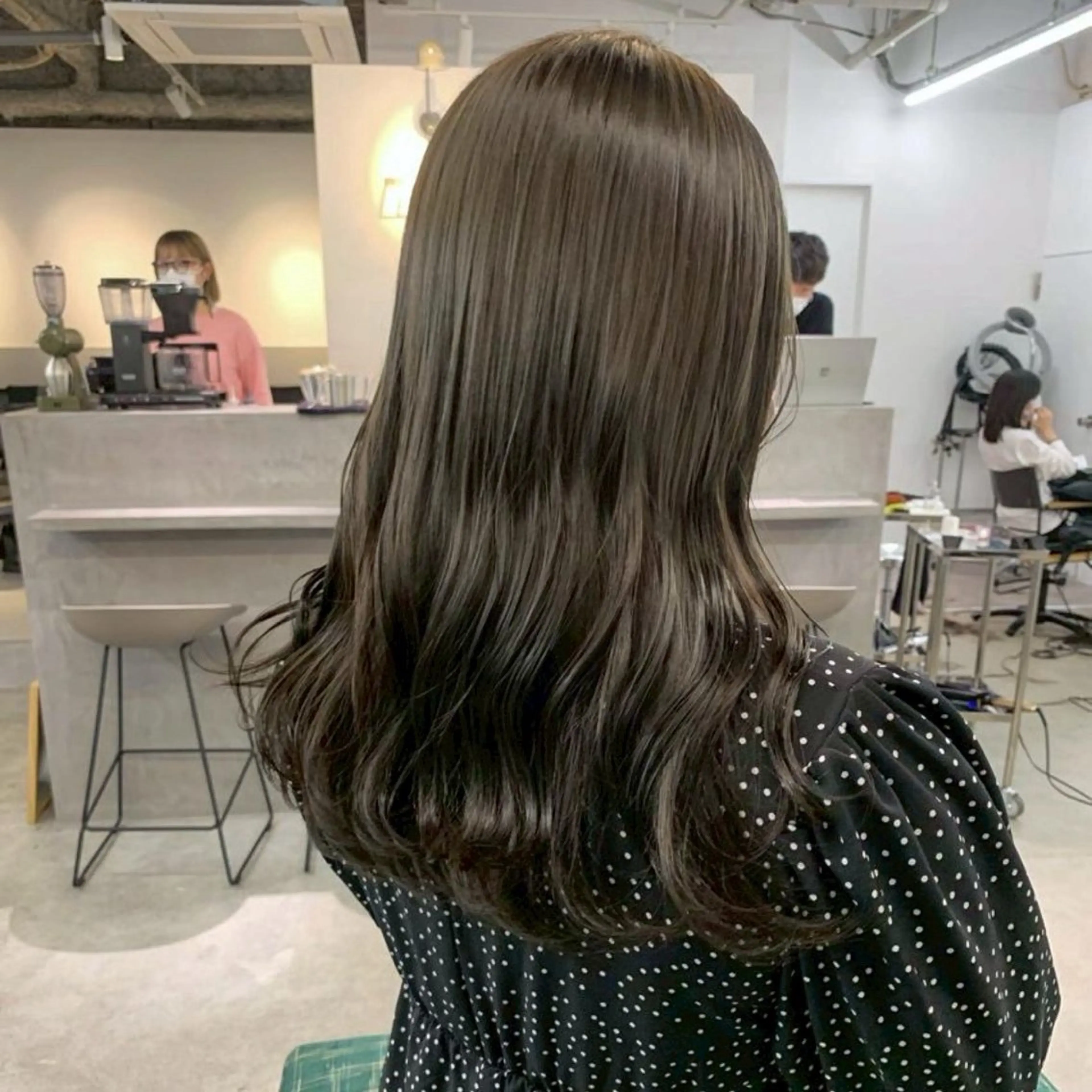 ロング カラー ロング トリートメント ヘアカラー ダブルカラー 大募集中❣️ あいりのヘアスタイル