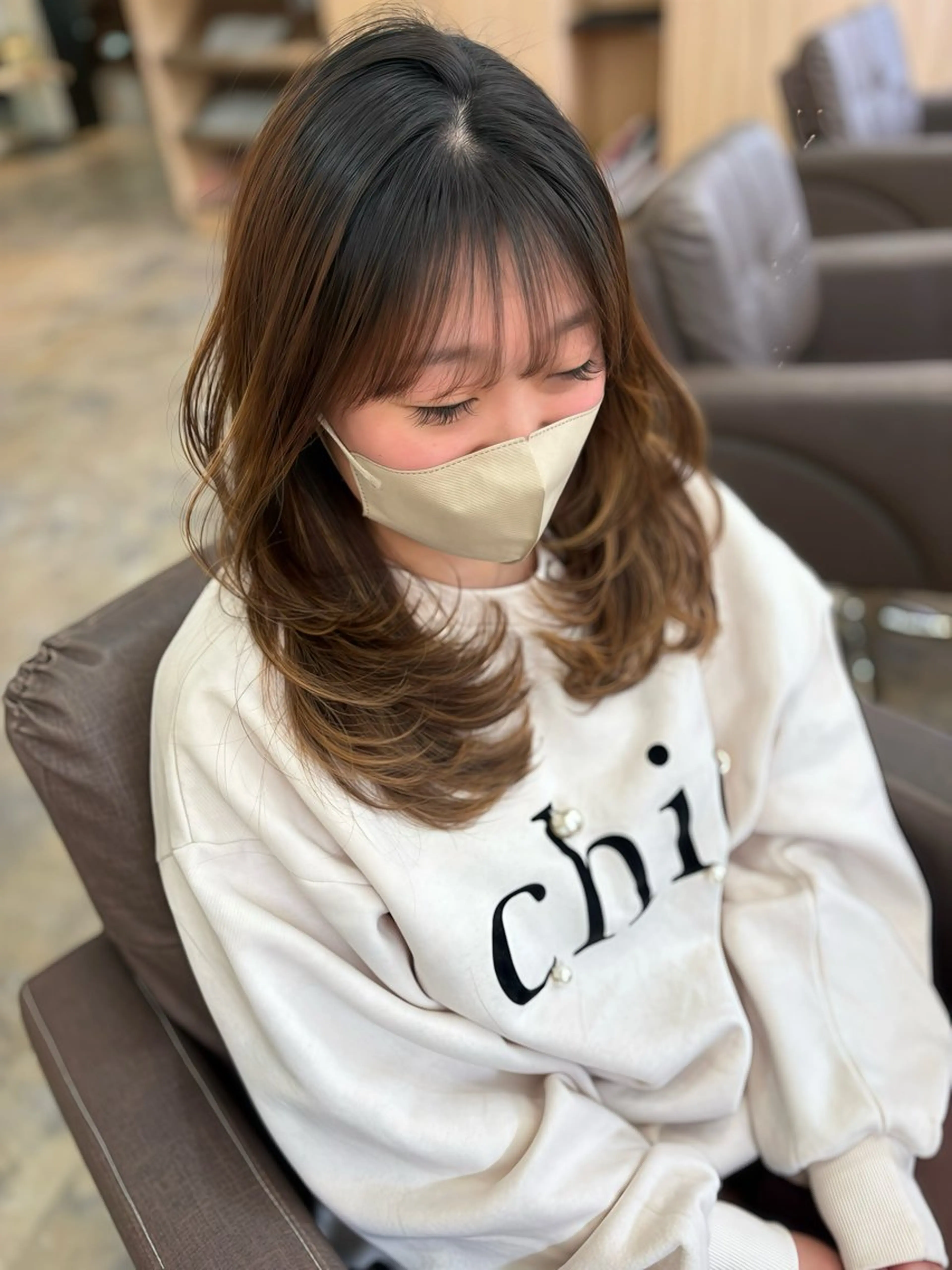 ロング 宮田 龍斗のヘアスタイル