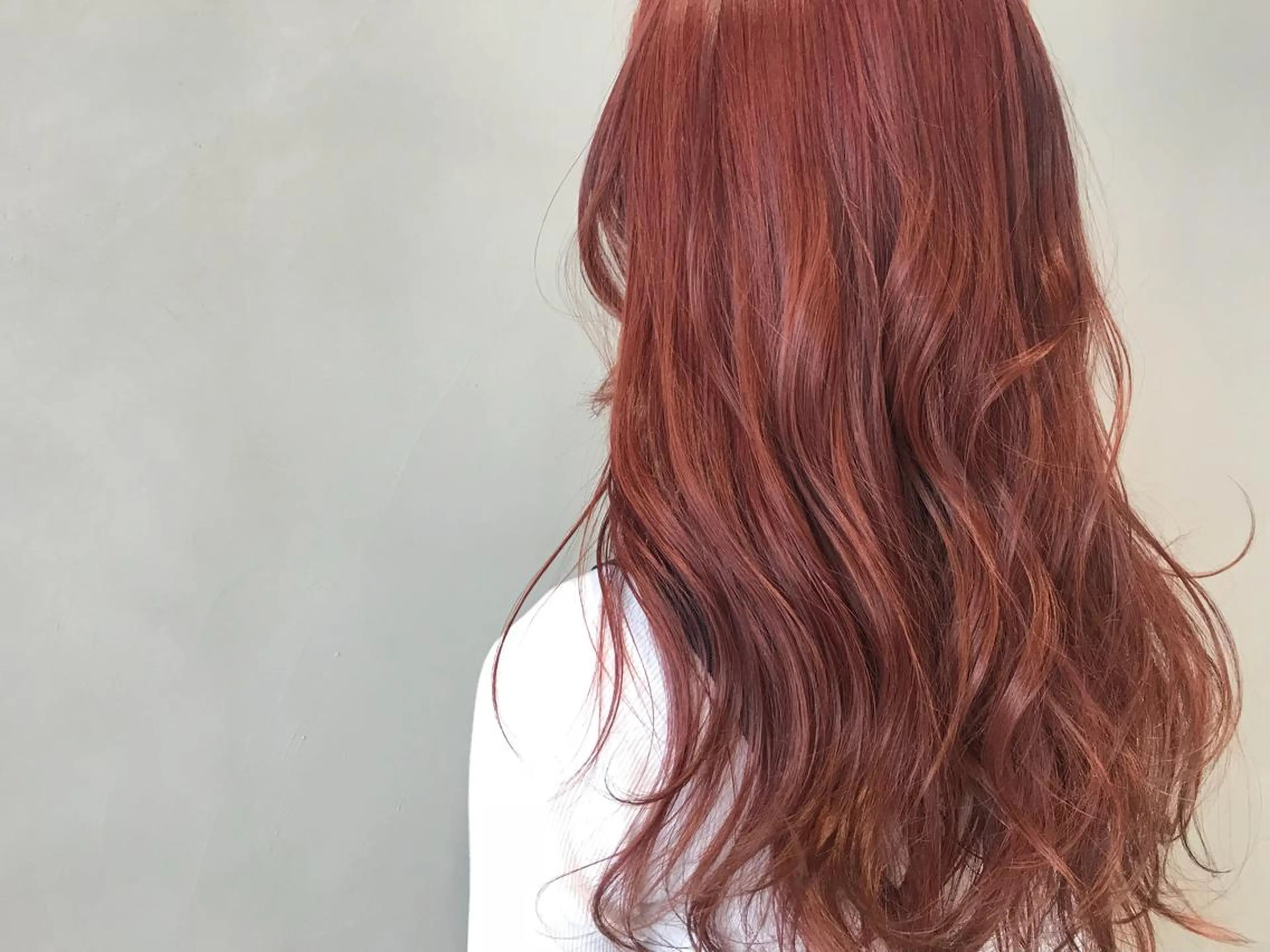 セミロング カラー オリーブ透明感カラー 表参道/MIKUのヘアスタイル