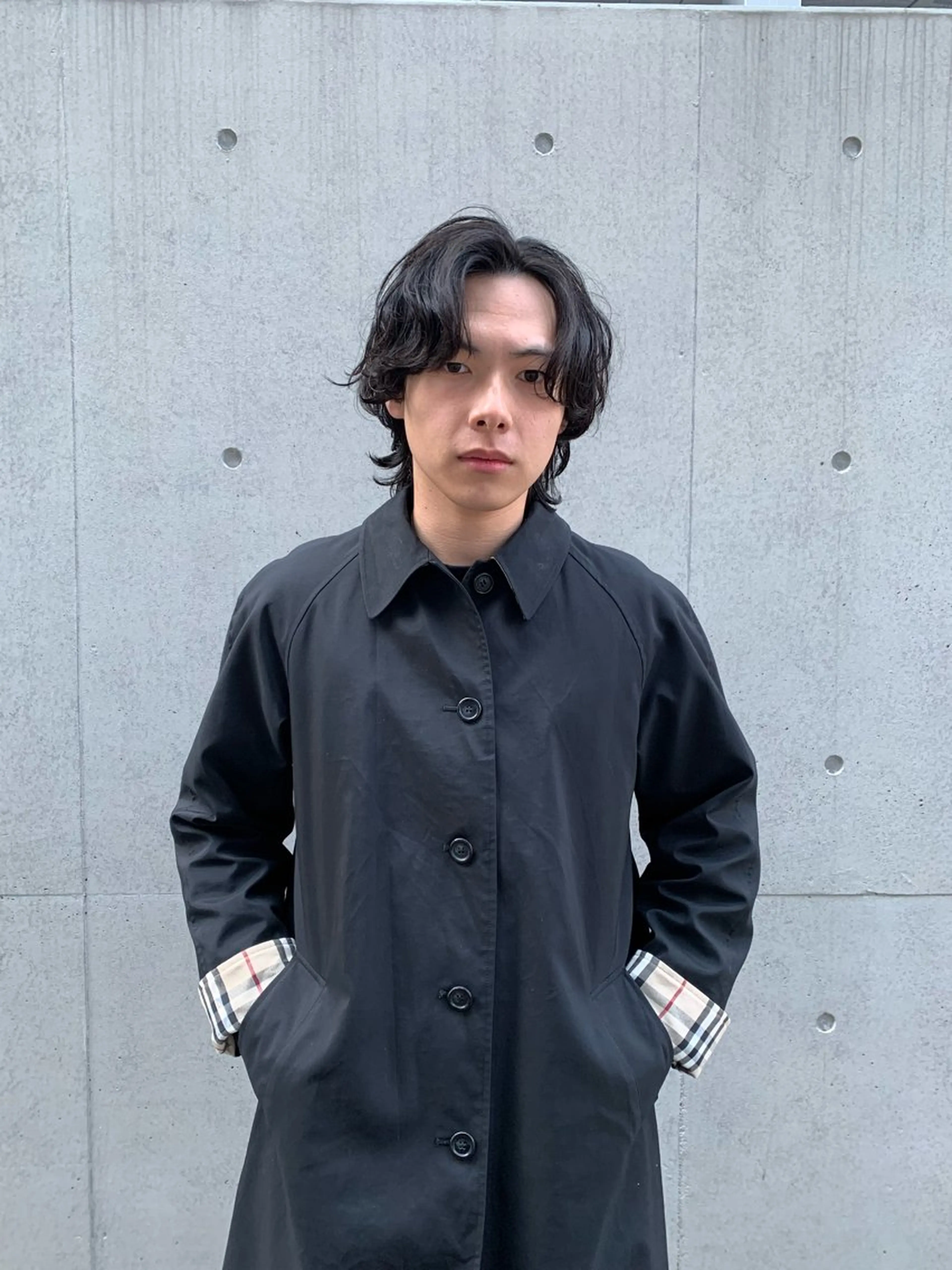 ミディアム パーマ メンズ カット パーマ 佐藤大翔🌐縮毛矯正 🌐メンズパーマのヘアスタイル