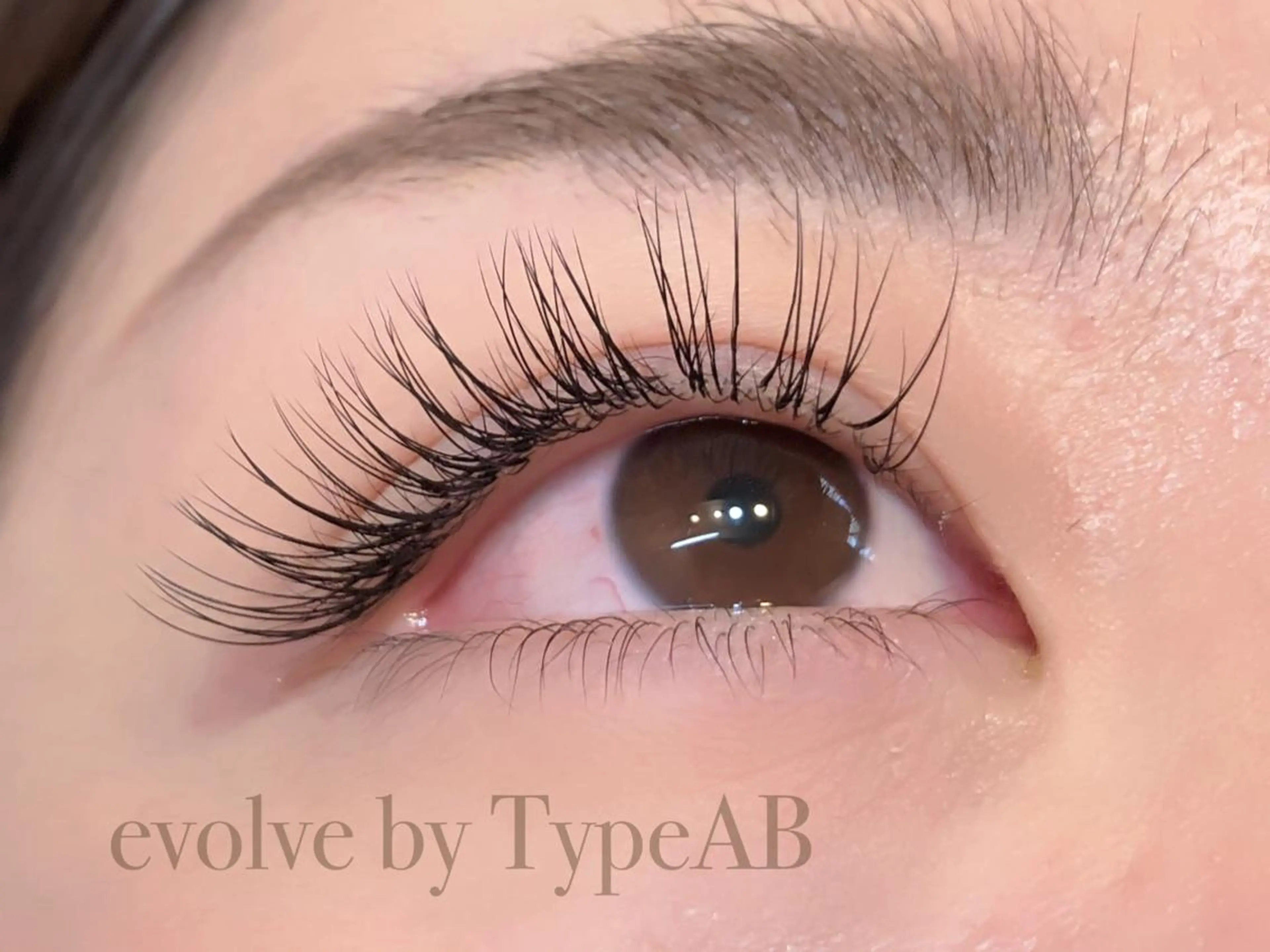 マツエク・マツパ Cカール 目尻長め evolve by TypeAB所属・evolve  by TypeABのマツエク・マツパデザイン