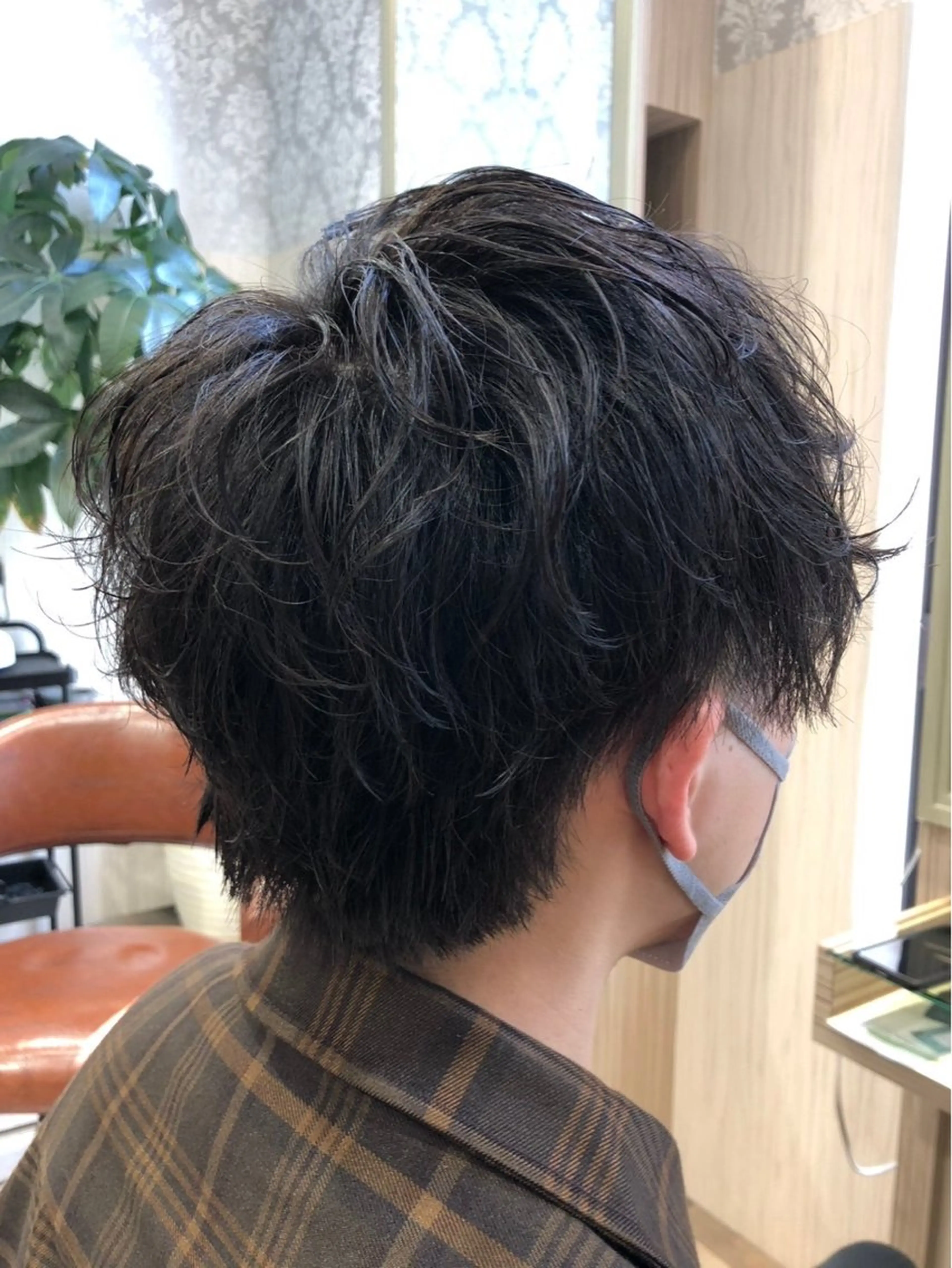 ショート パーマ ニュアンスパーマ パーマ メンズ特化☝️添田 好恵のヘアスタイル
