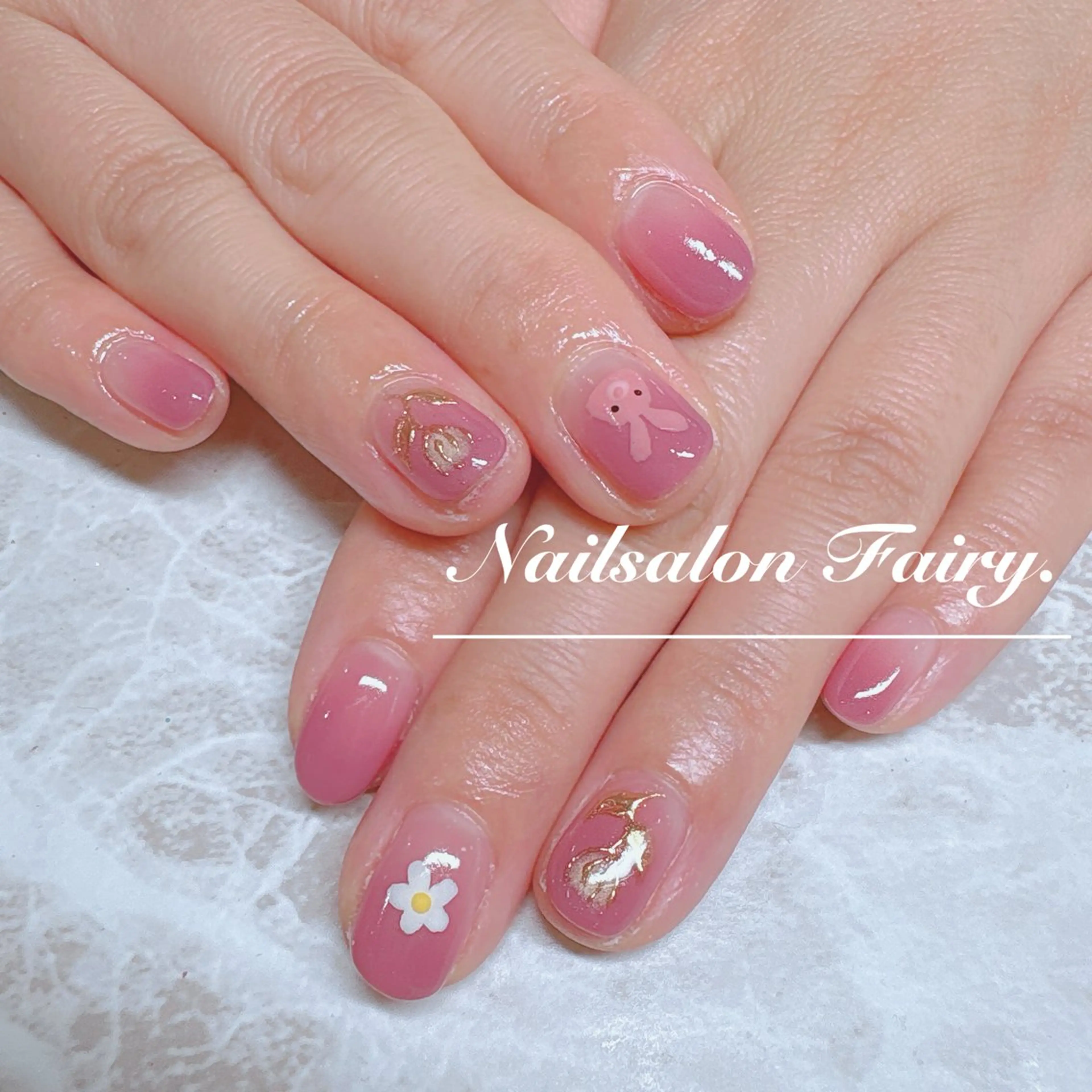 【ミニモ限定】カラーグラデーション（オフ、ケア込み）の写真