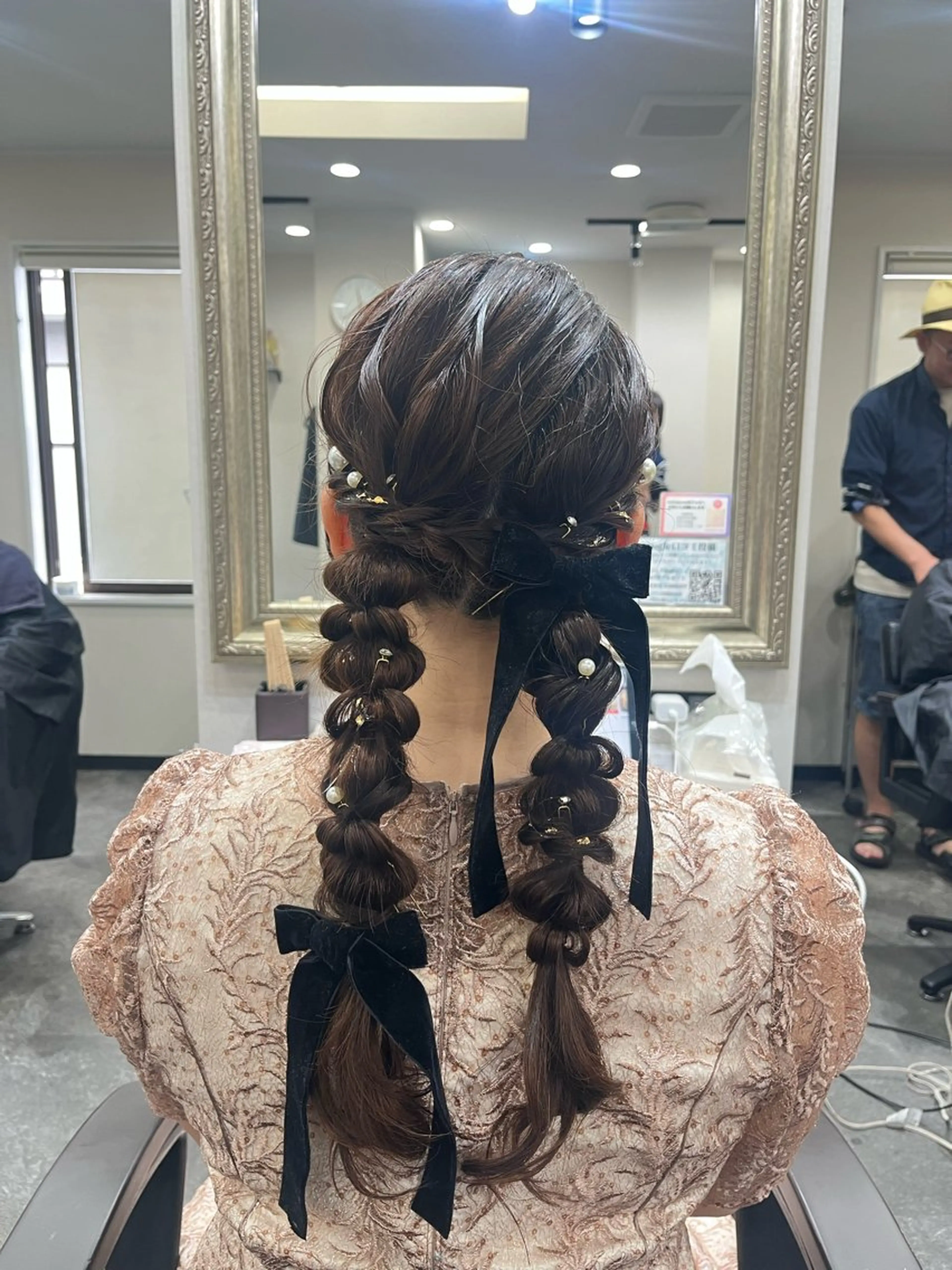 ロング ヘアアレンジ 籾木 美優のヘアスタイル