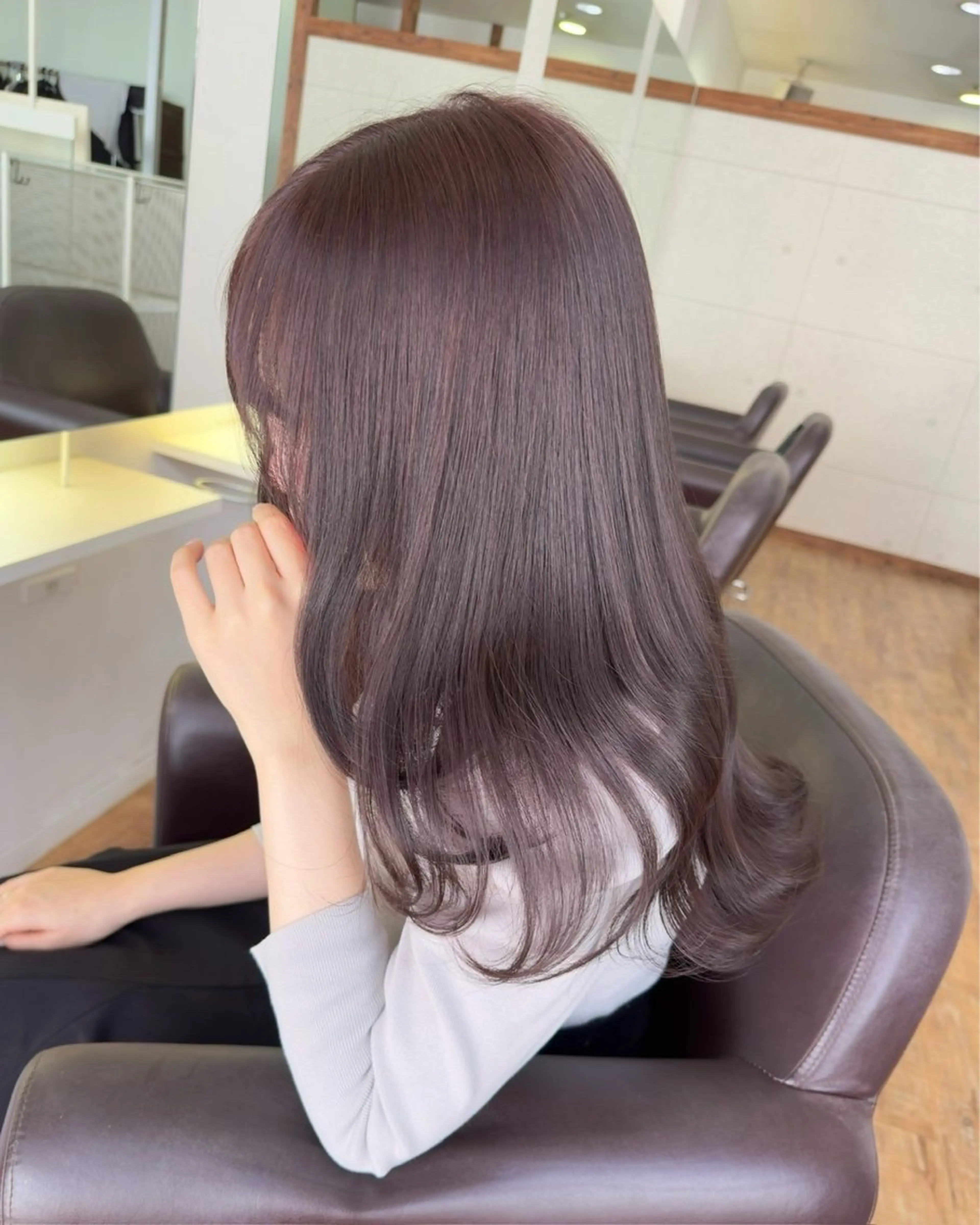 カラー 透明感カラー ダブルカラー ラベンダーカラー ラベンダーピンク ピンクカラー ヘアカラー インナーカラー♡ Nanakoのヘアスタイル