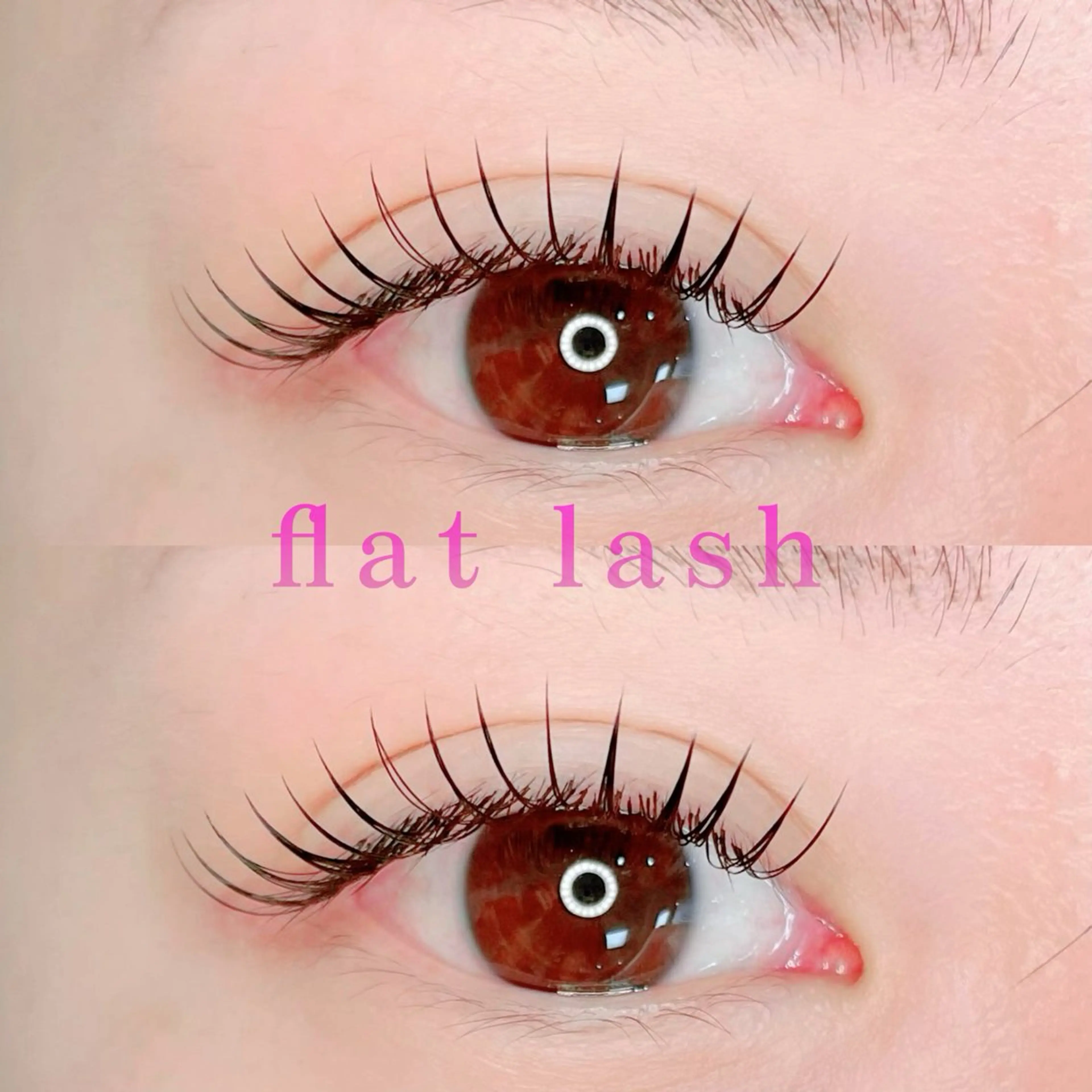 【お得なセット🩵】フラットラッシュ100本＋美眉スタイリング［オフ／再来様 各500円］［アップワード 1000円］の写真