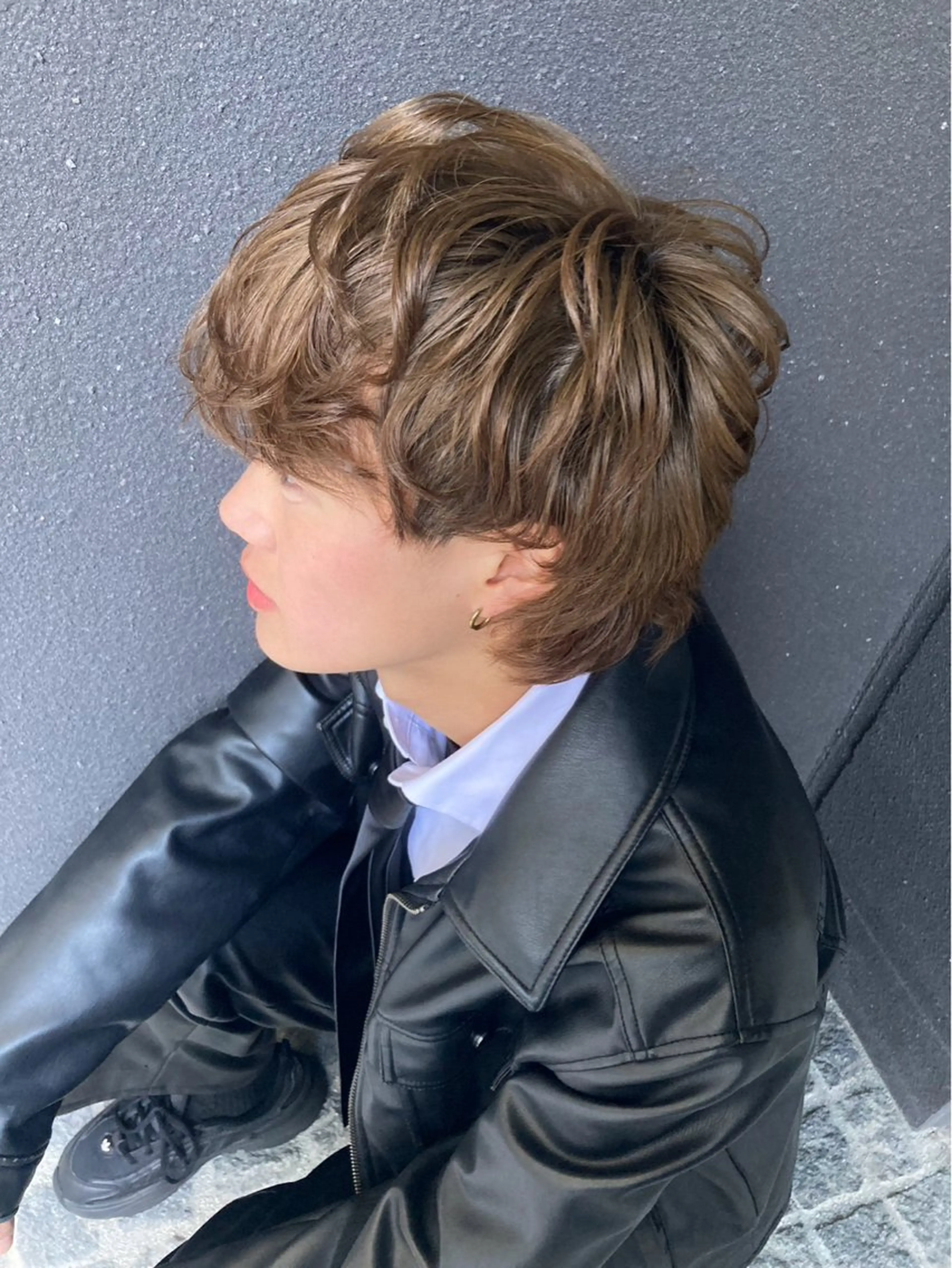 《men's ブリーチ,縮毛矯正あり》カット+デジタルパーマ+トリートメント🧑🏻🦱🧢の写真