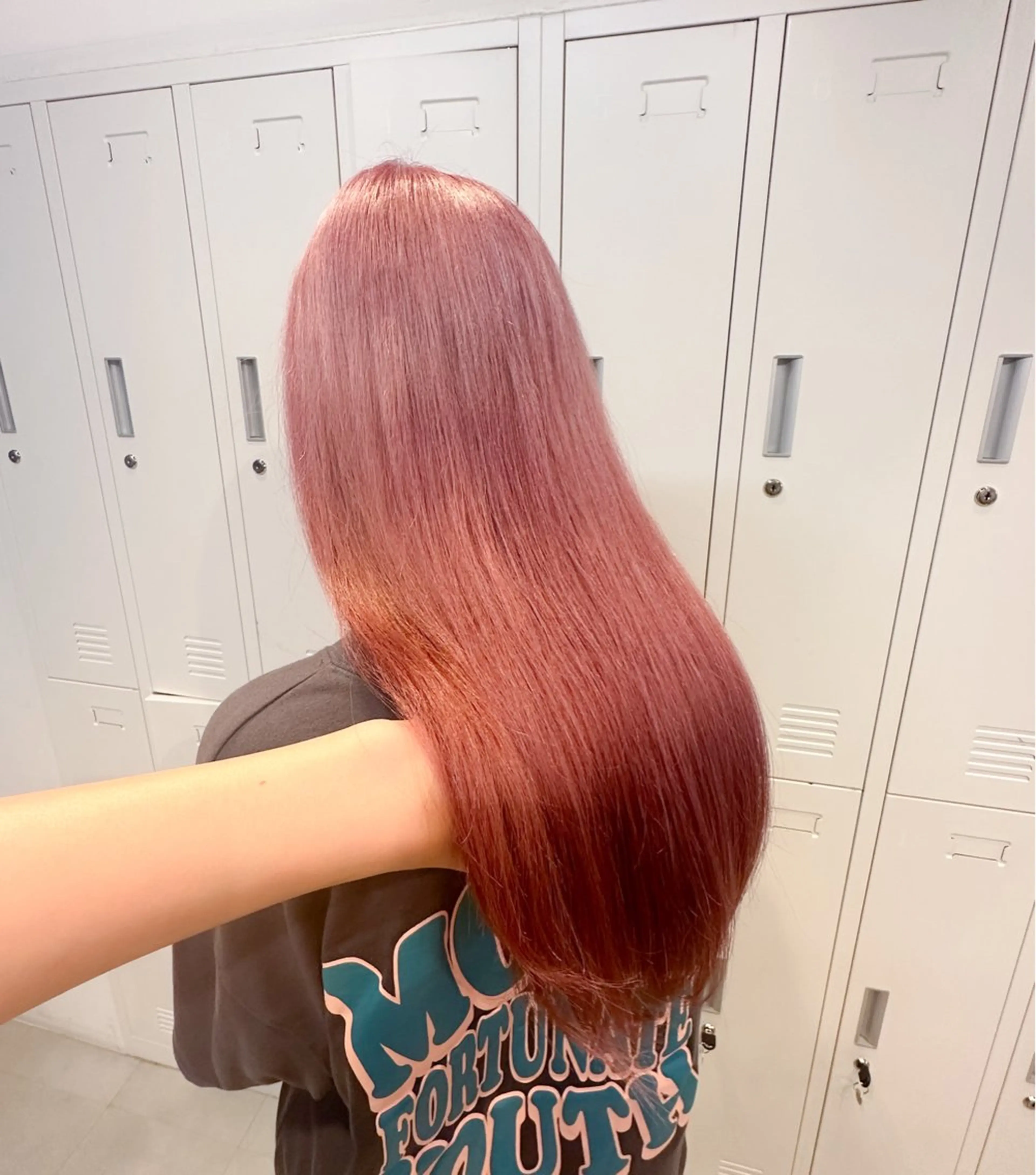 ロング カラー ヘアカラー トリートメント 💖ハイライト/ハイ トーン💖MIKIのヘアスタイル