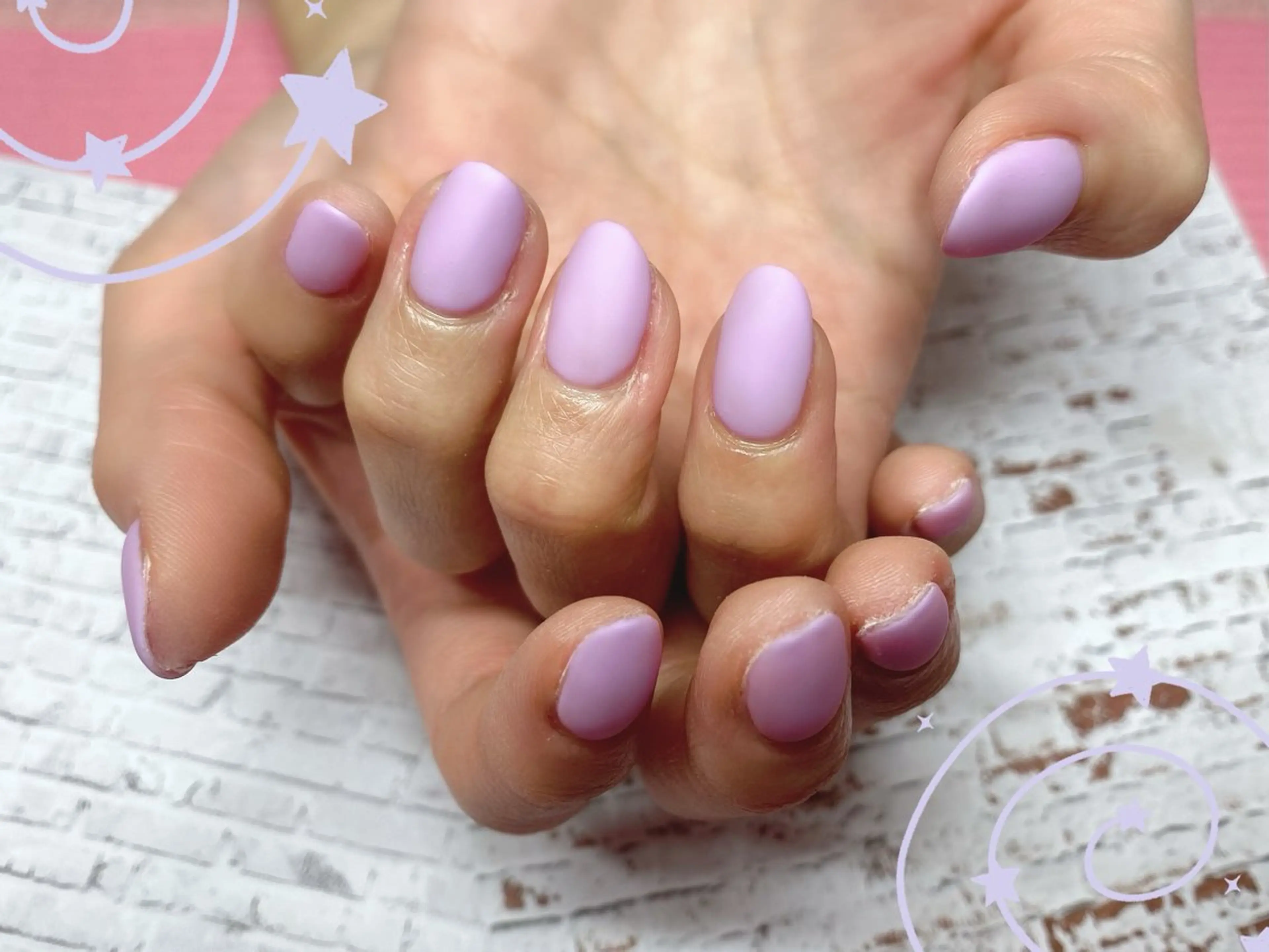 (オフあり🌻)マットネイル🌚の写真