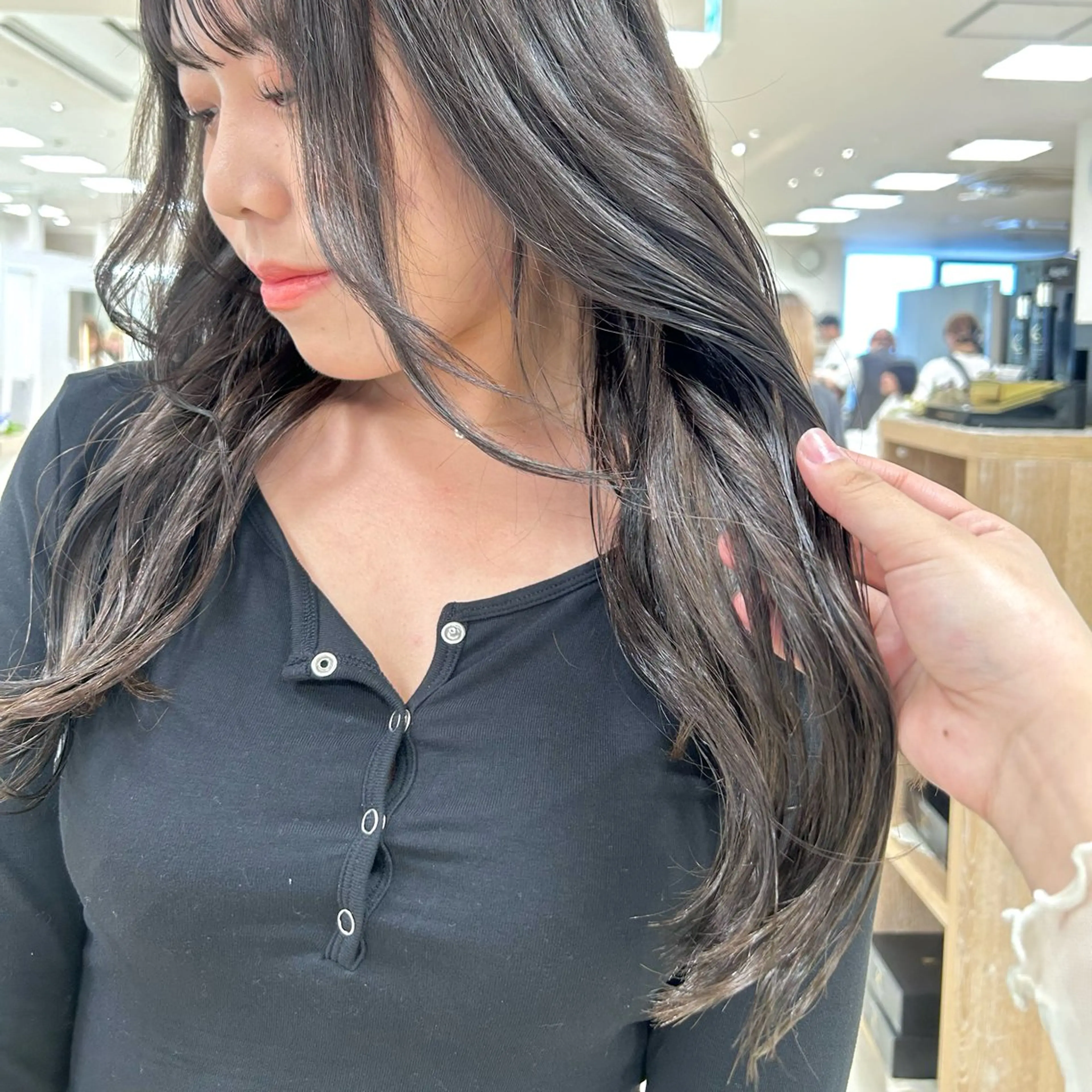 ロング カラー ヘアアレンジ/ベー ジュchiakiのヘアスタイル