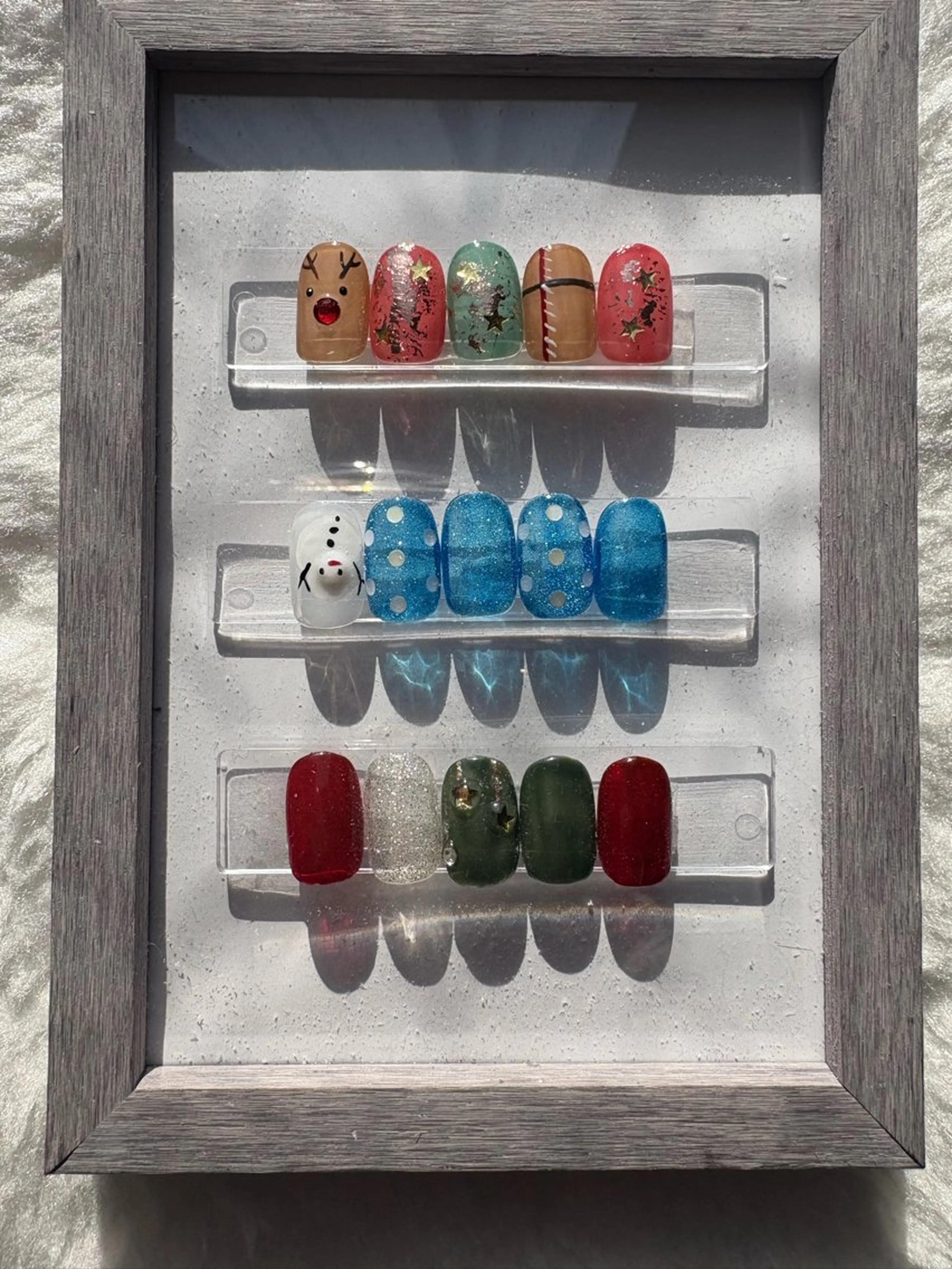 ネイル 冬ネイル クリスマス NailSalon LuireAZUSAのネイルデザイン