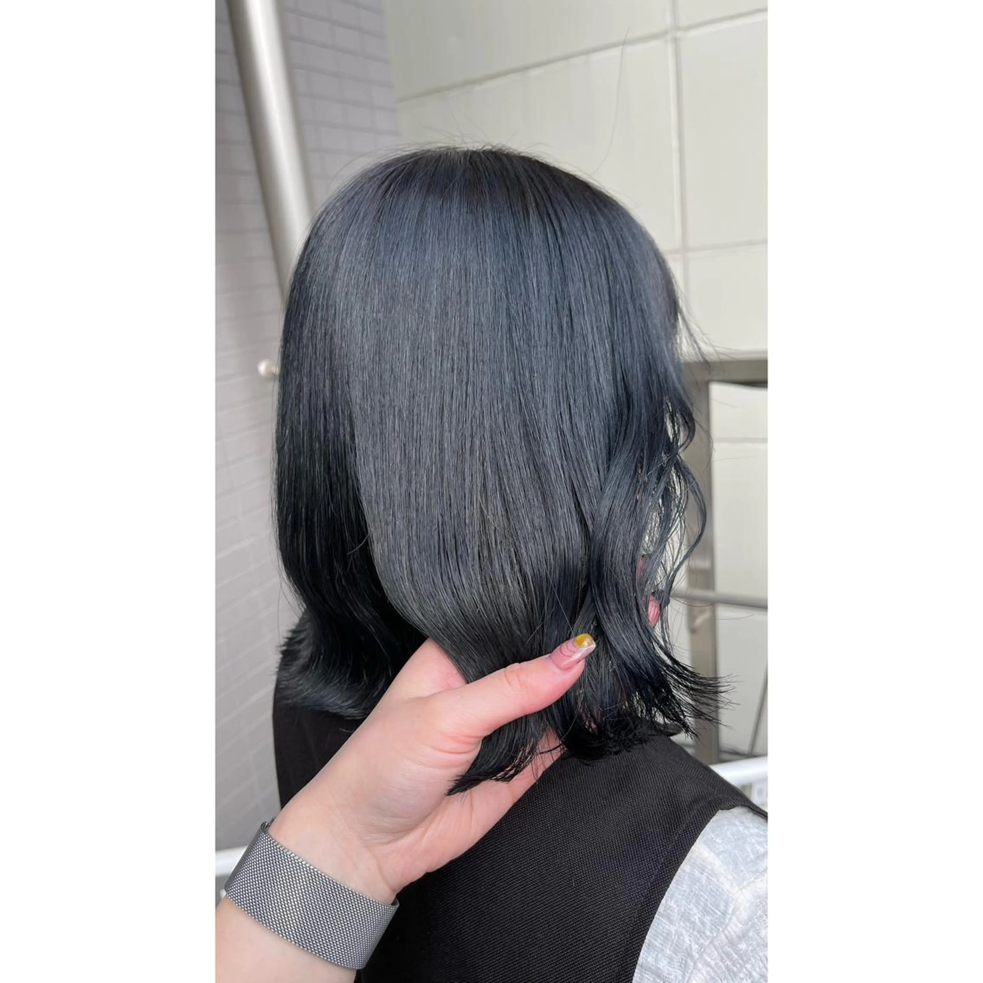 ミディアム カラー ヘアカラー トリートメント 梅田/髪質改善カラー ❄︎ mikiのヘアスタイル