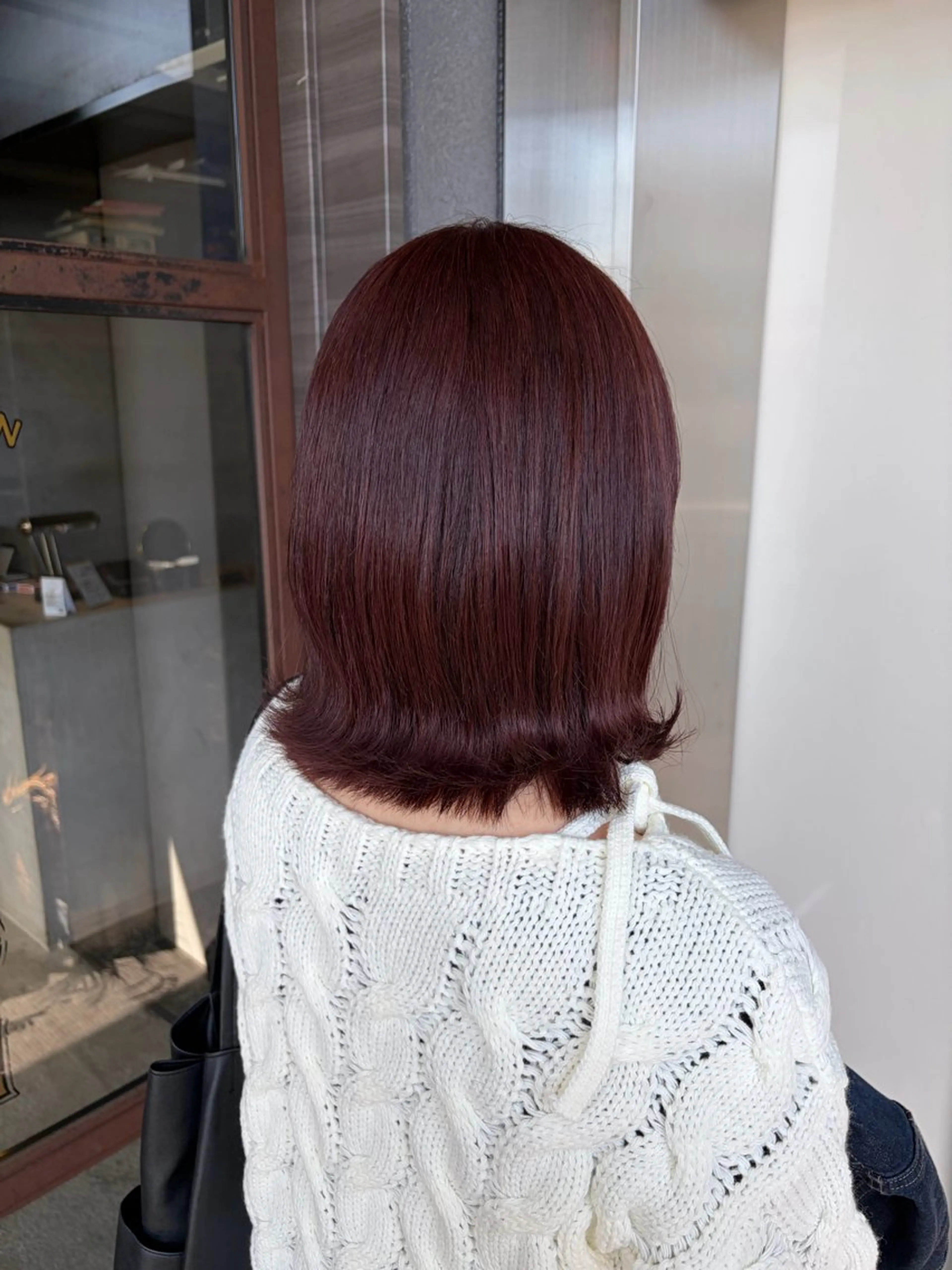 ミディアム カラー カット ヘアカラー 滝本 和叶のヘアスタイル