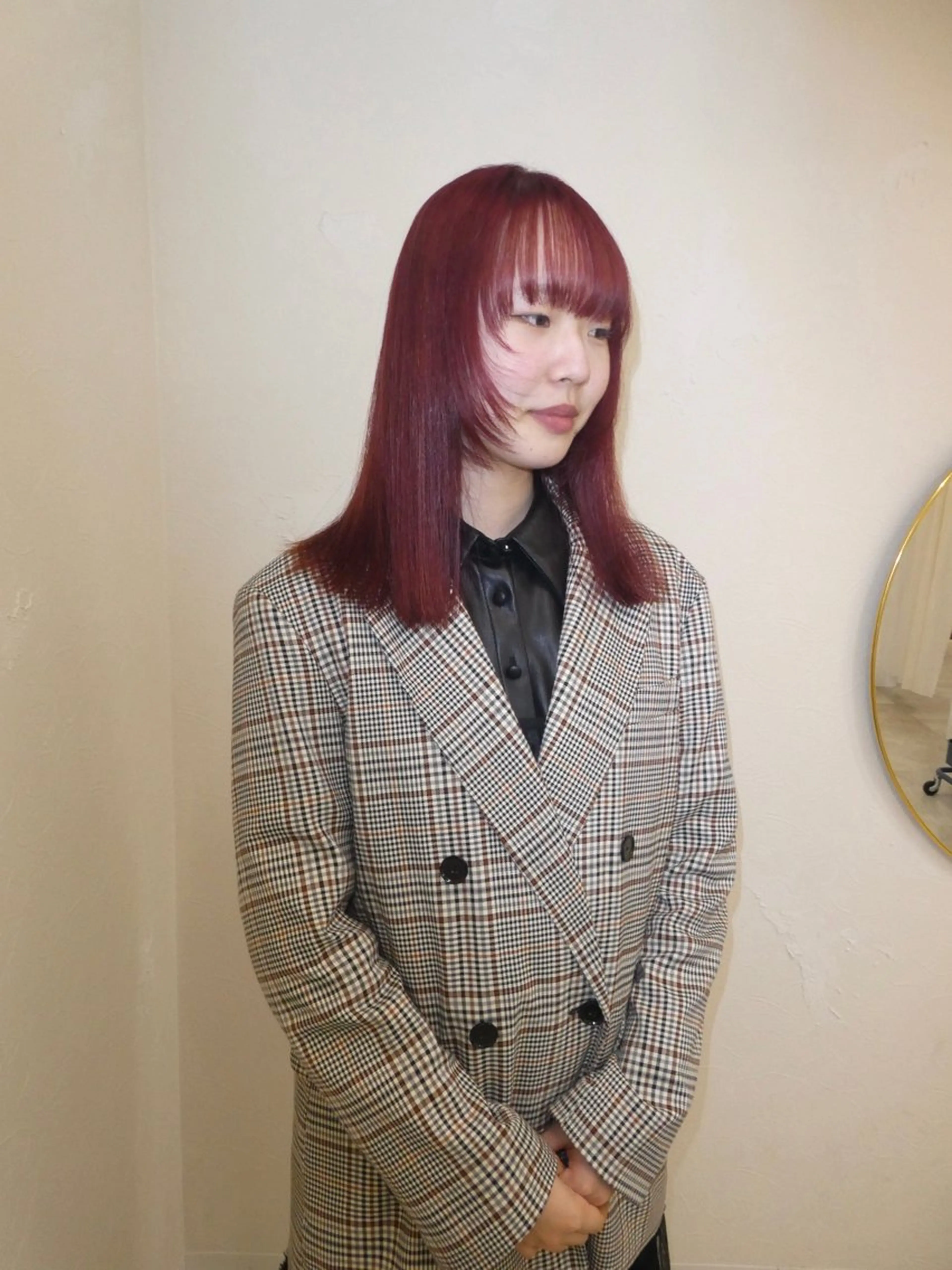 ミディアム カラー ブリーチ puf/ rinaのヘアスタイル