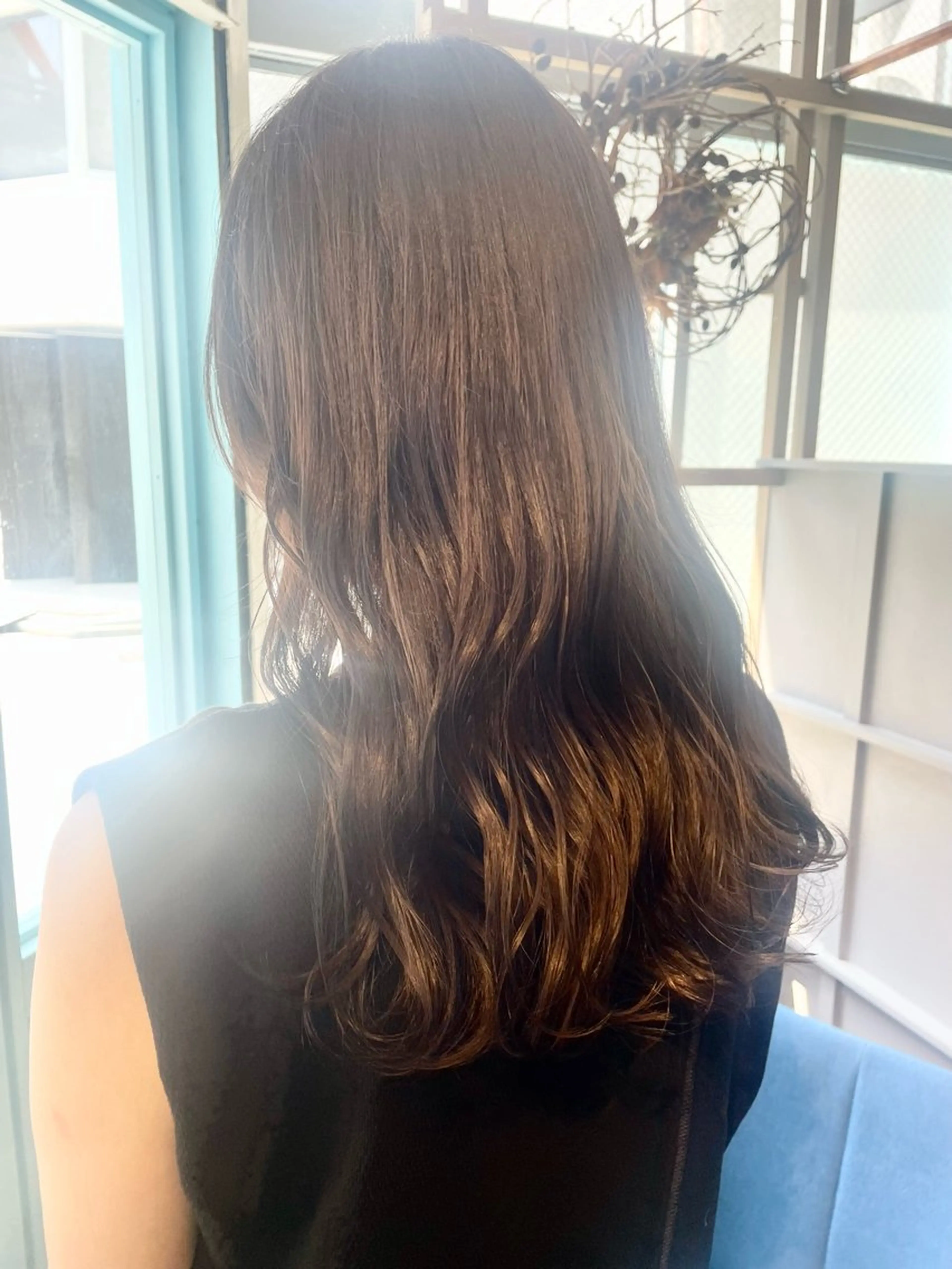 ロング カラー 【髪質改善】【美髪】 【ツヤ髪】ほしのちりのヘアスタイル