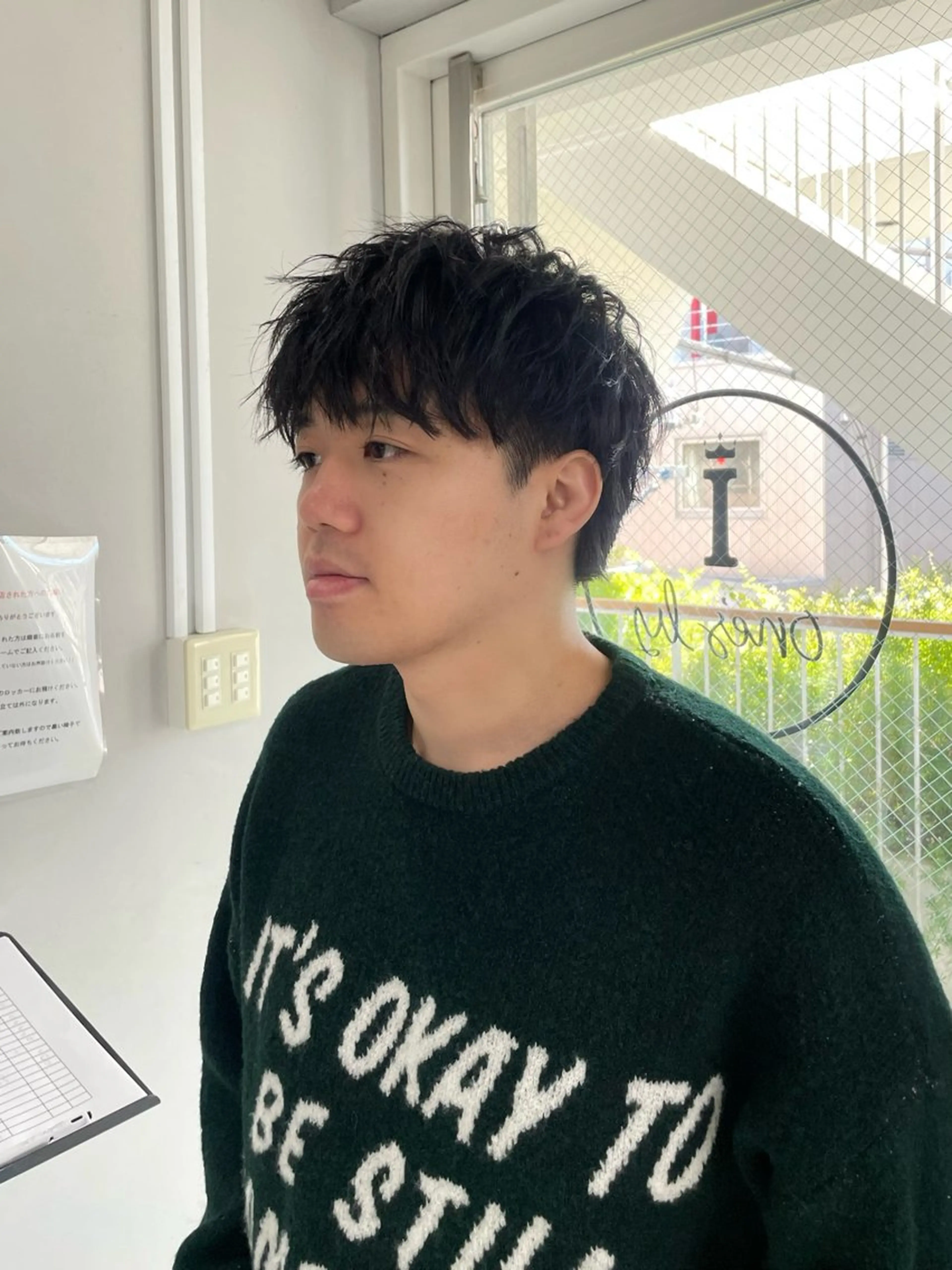 メンズ カット メンズモテパーマ💙 fuwaのヘアスタイル